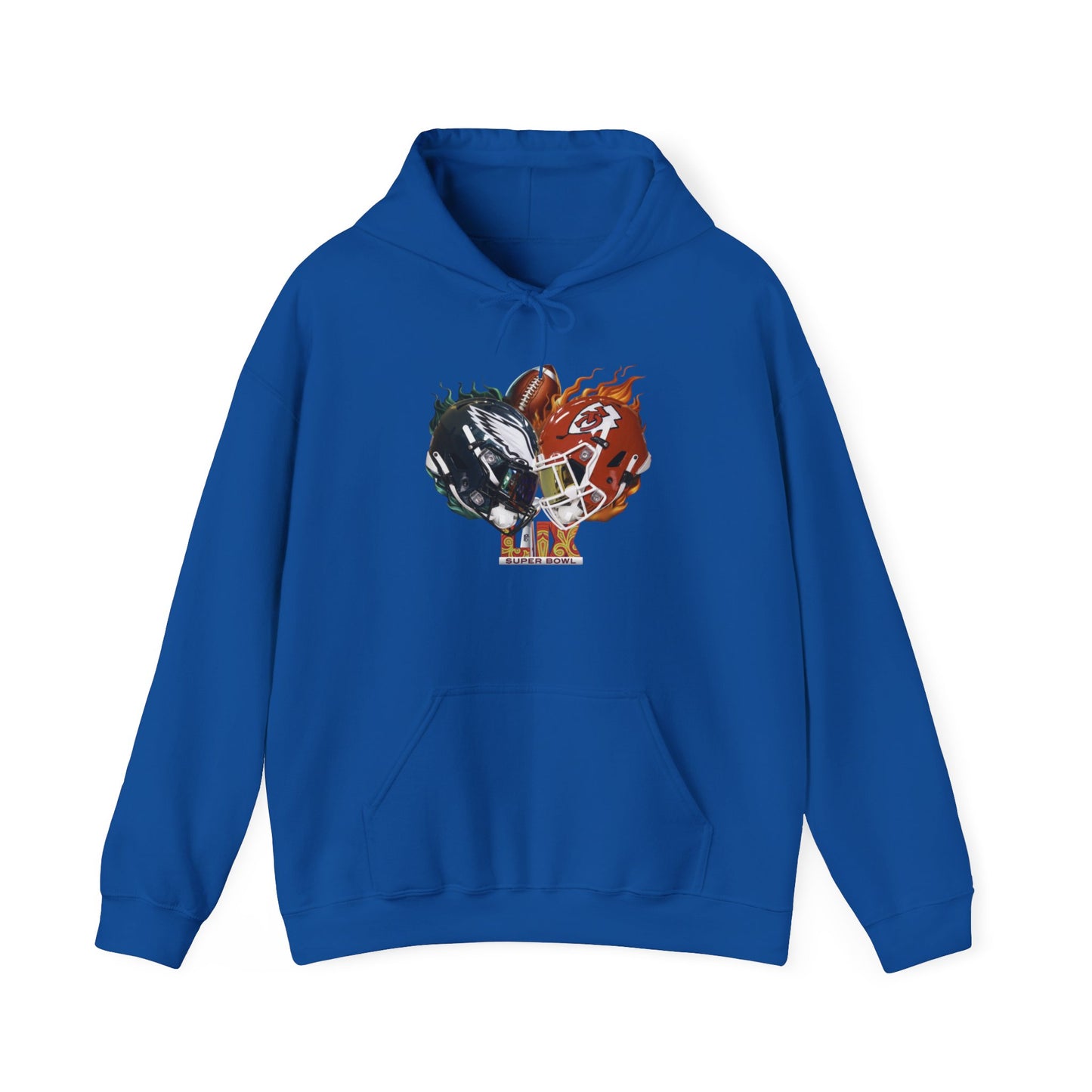 Eagles Chiefs Super Bowl Hoody hooded sweat shirt 2025 Super Bowl