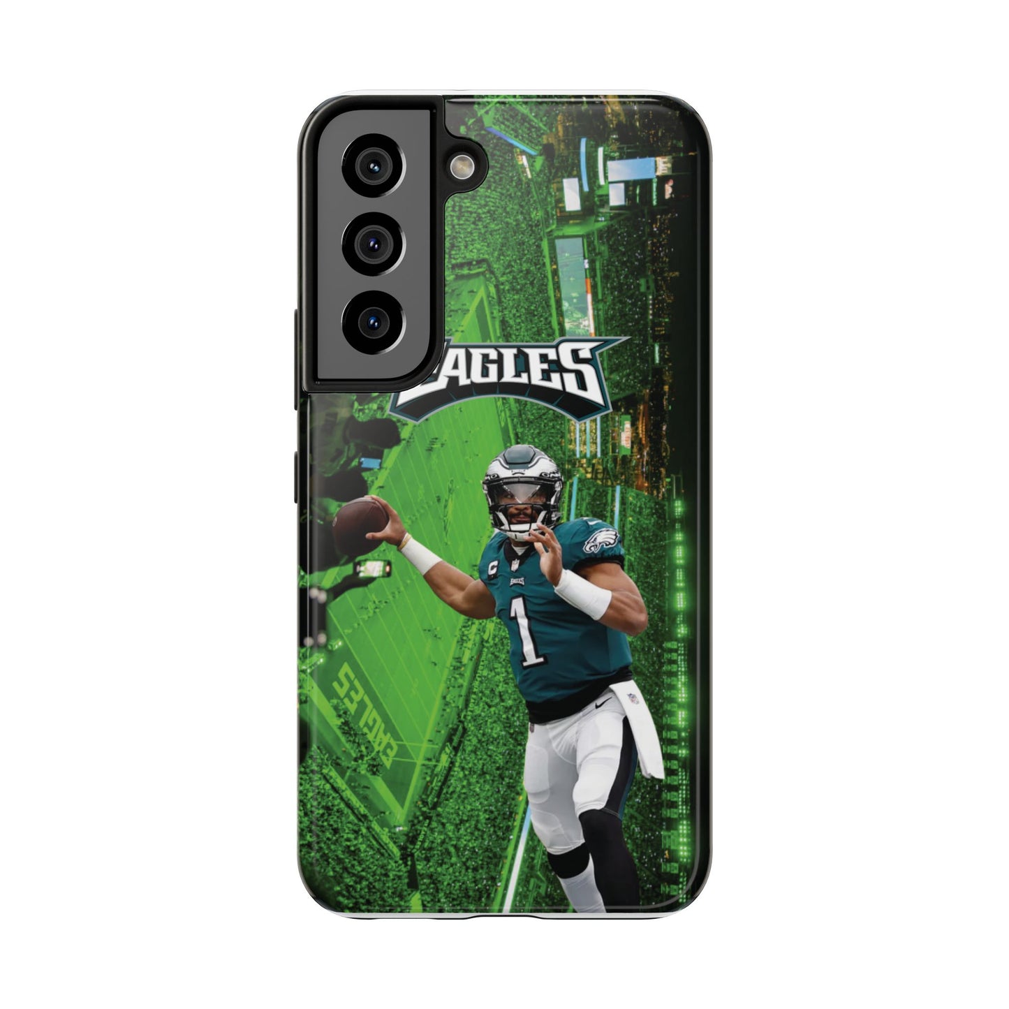 Jale n Hur ts Philadelp  hia E  agles iPhone and Samsung cell phone case
