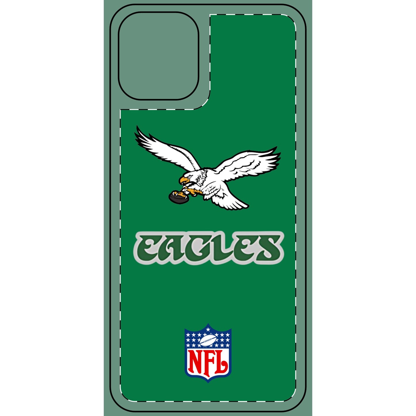 Custom Retro Philadelphia Eagles iPhone Skin