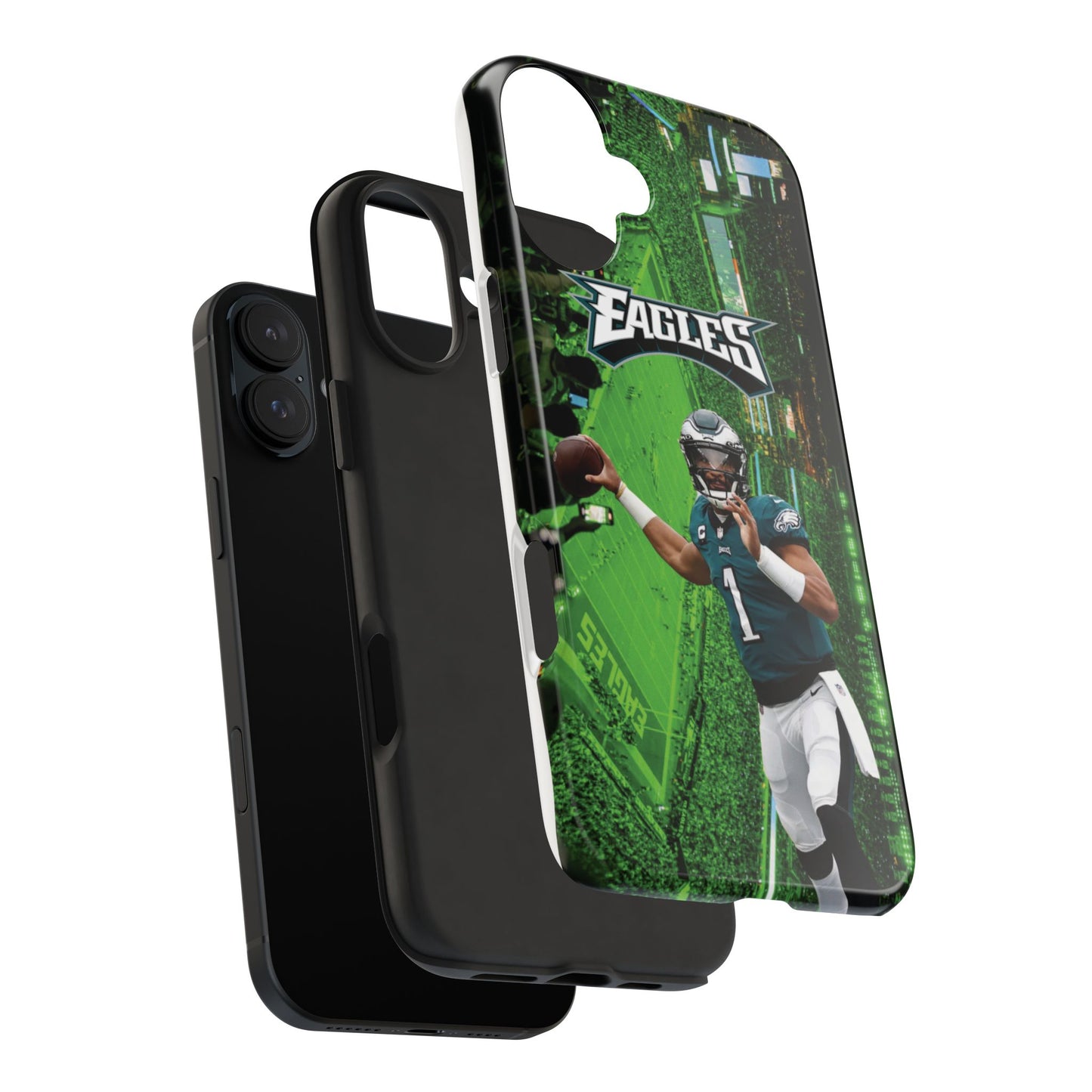 Jale n Hur ts Philadelp  hia E  agles iPhone and Samsung cell phone case
