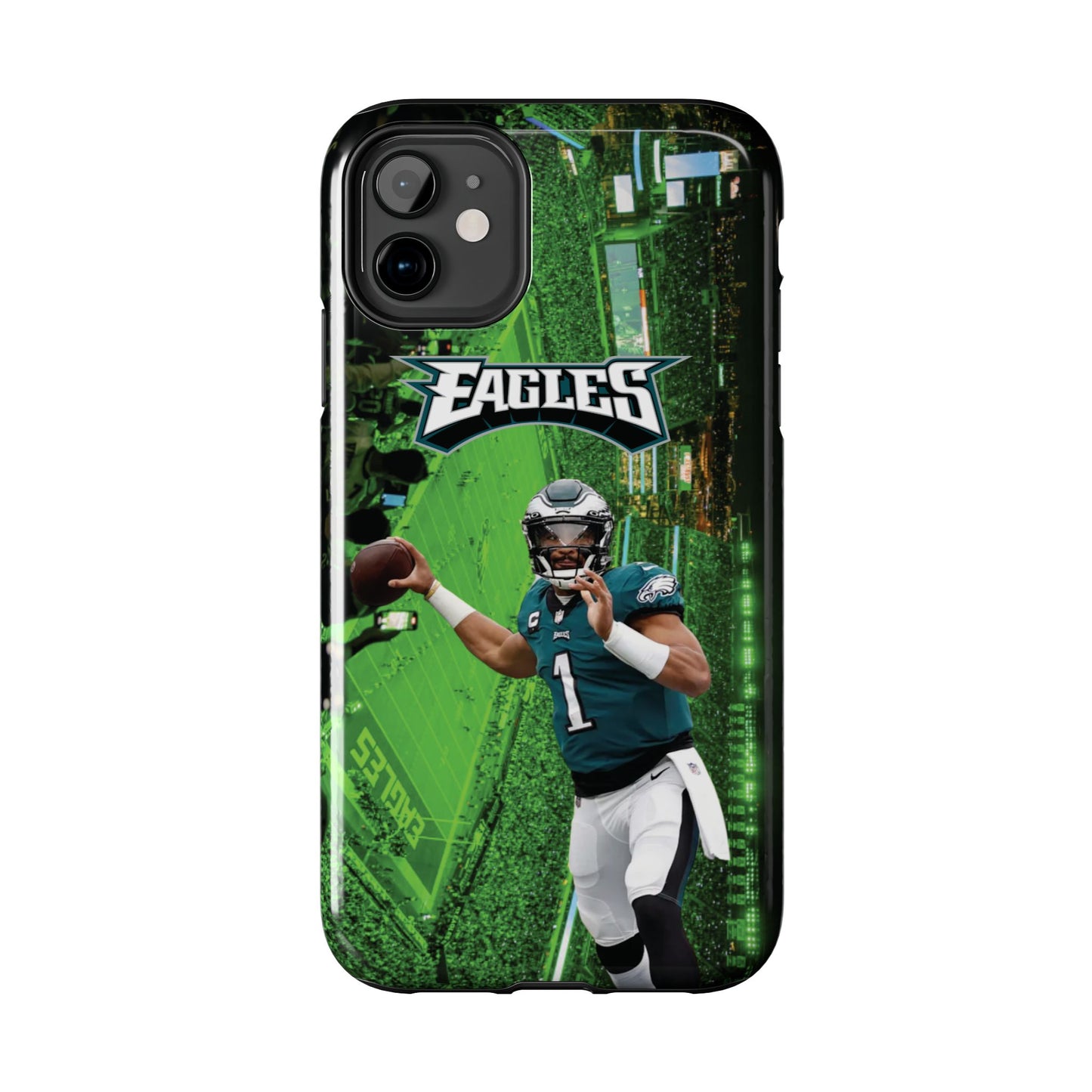 Jale n Hur ts Philadelp  hia E  agles iPhone and Samsung cell phone case