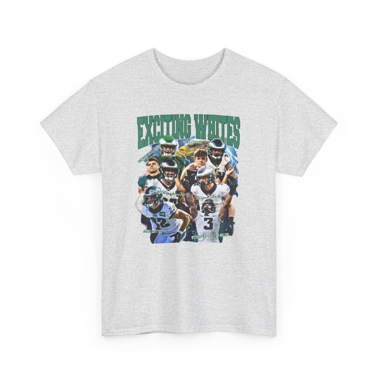 Cooper Dejean exciting whites shirt