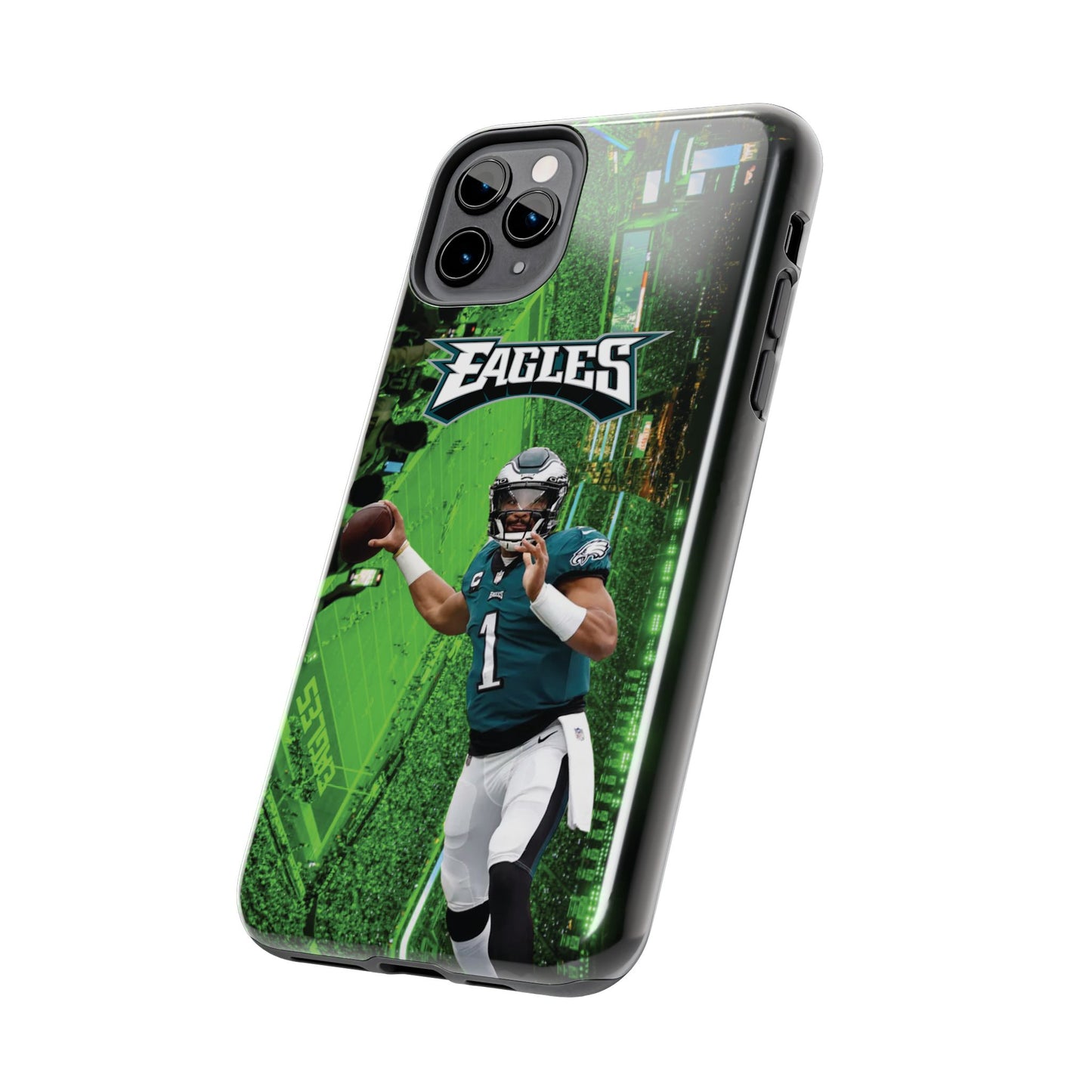 Jale n Hur ts Philadelp  hia E  agles iPhone and Samsung cell phone case