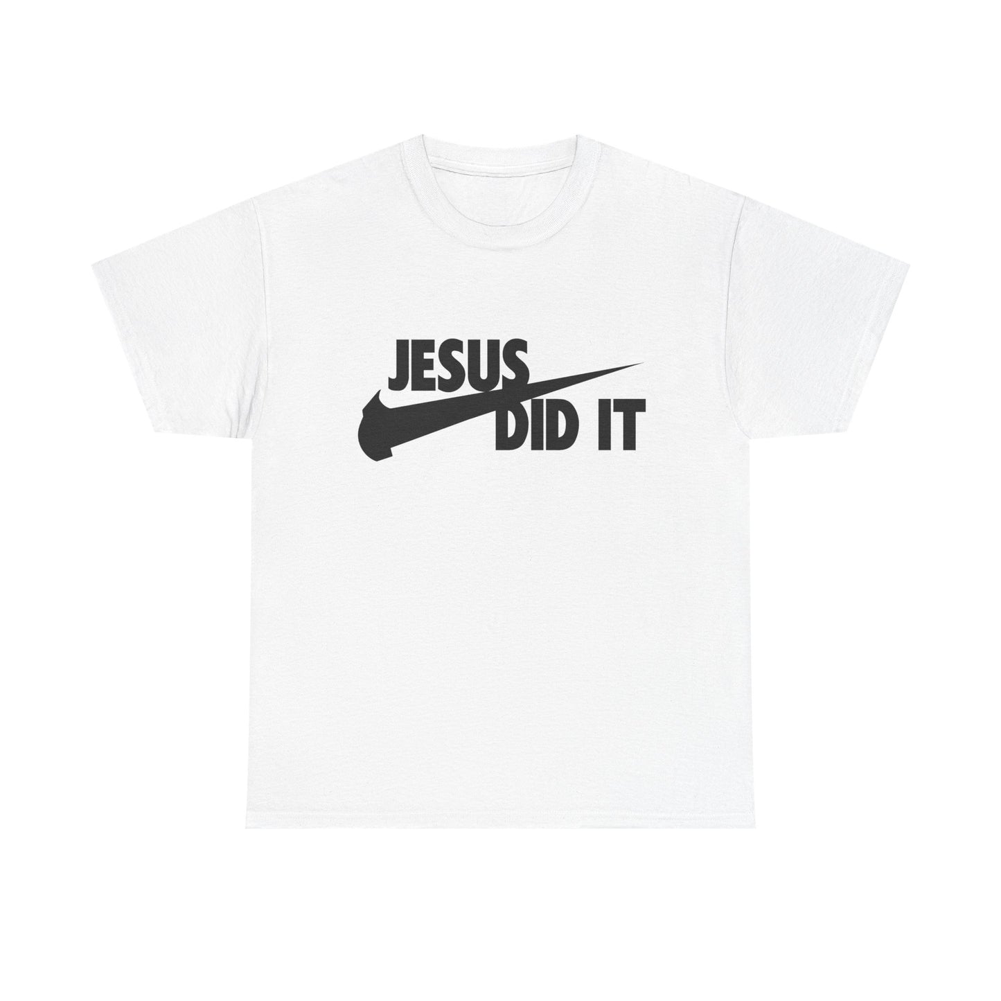 men's Christian t-shirt Jesus did it basketball Unisex Heavy Cotton Tee