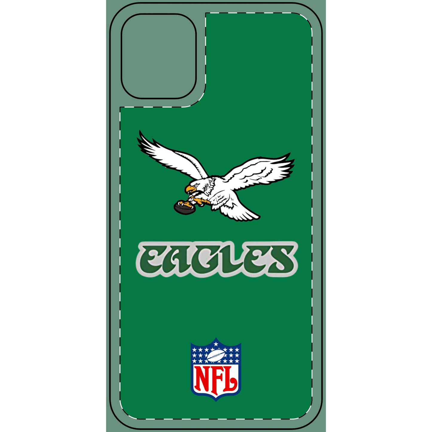 Custom Retro Philadelphia Eagles iPhone Skin