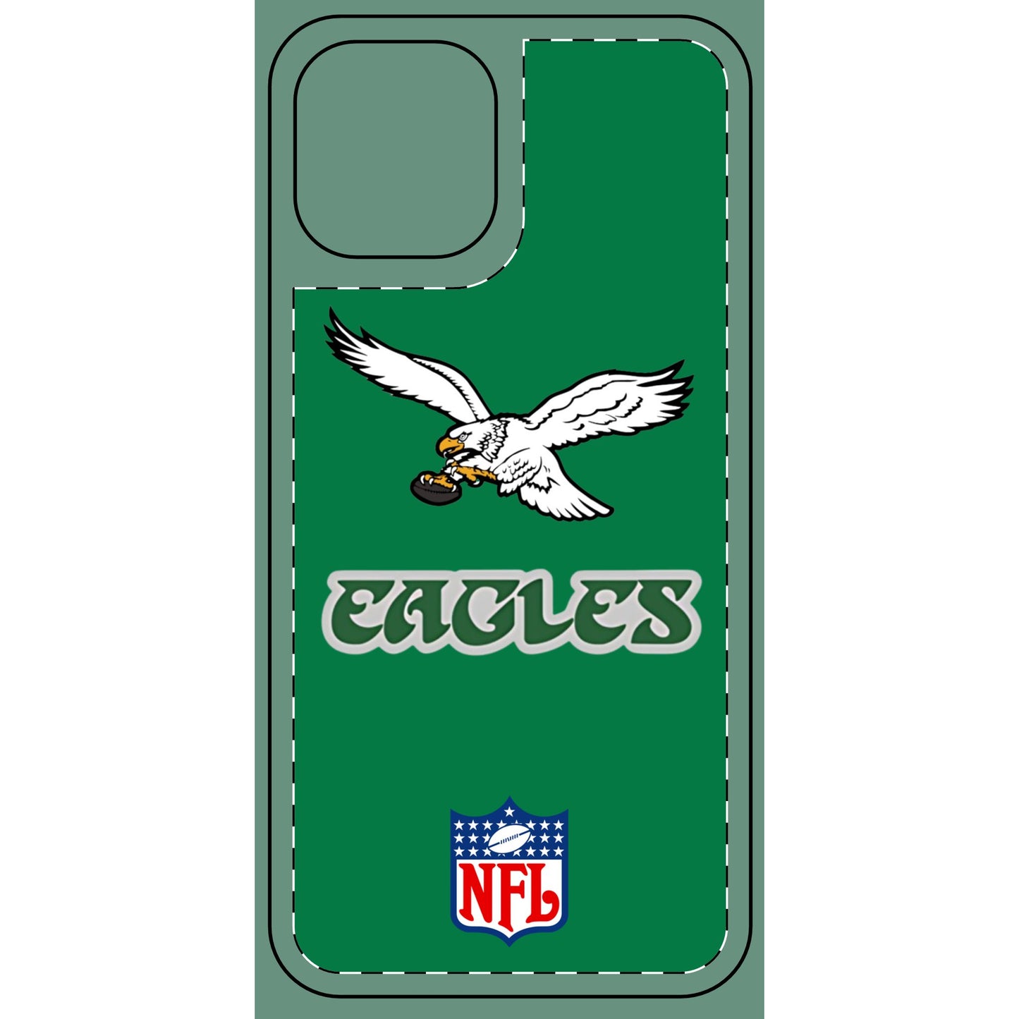 Custom Retro Philadelphia Eagles iPhone Skin