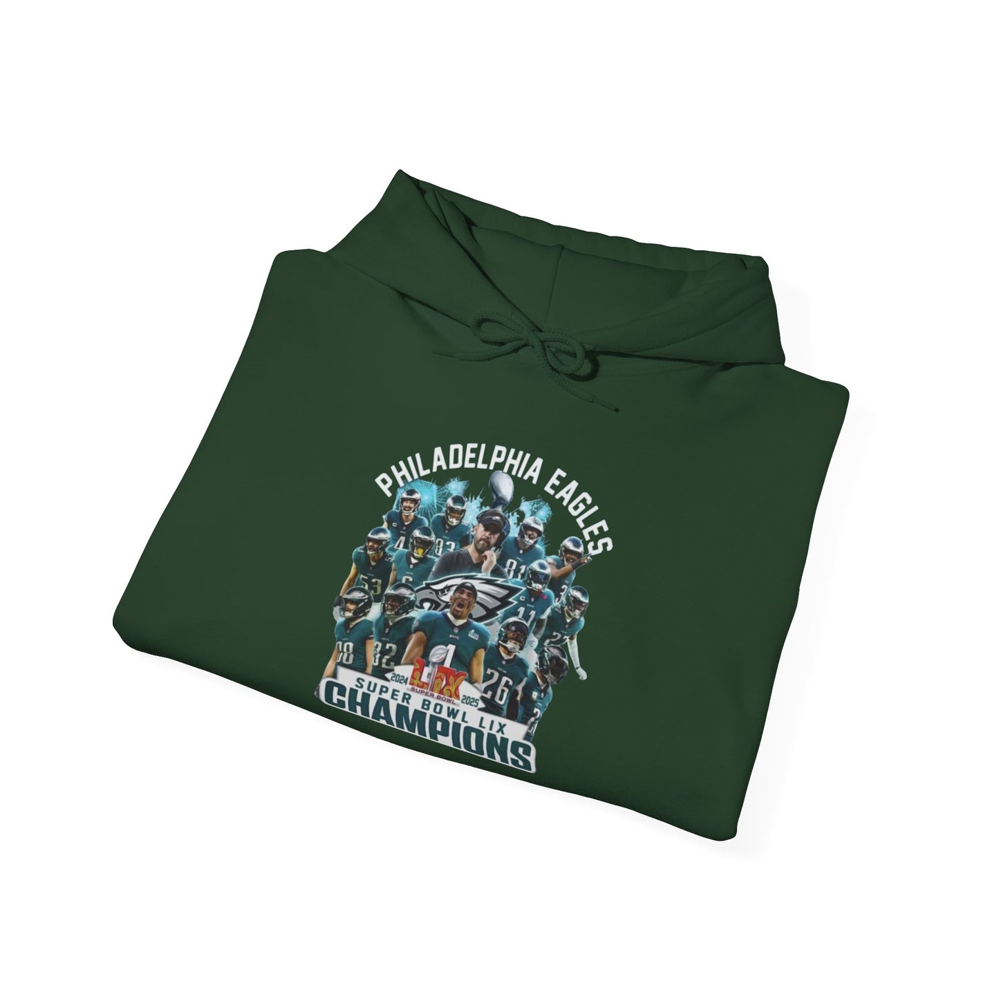 Philadelphia Super Bowl LIX Champions Hooded Sweatshirt Gift For Fans