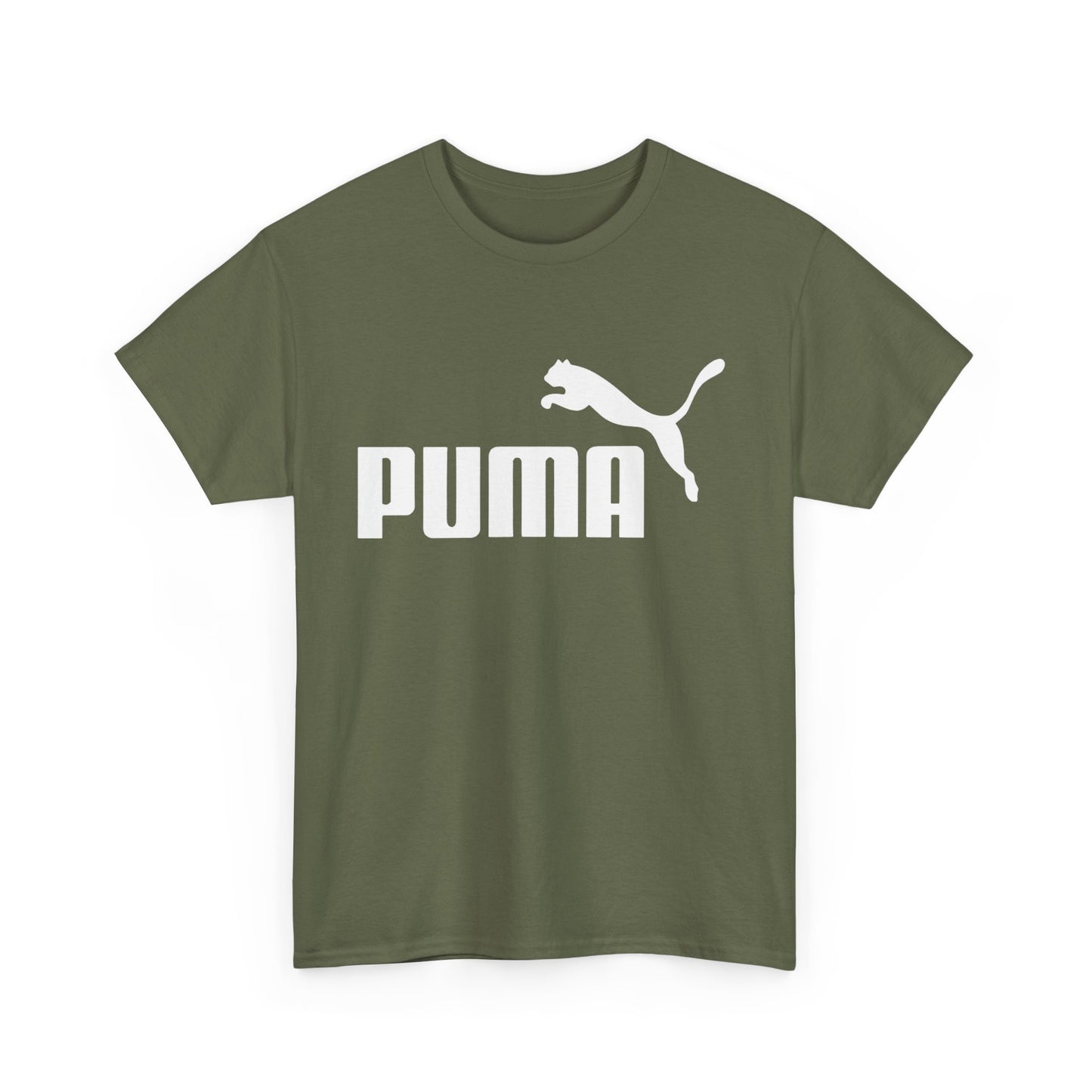 Men's PUMA Tee Unisex T-Shirt, Big cougar Shirt sizes S-5XL, why pay more???