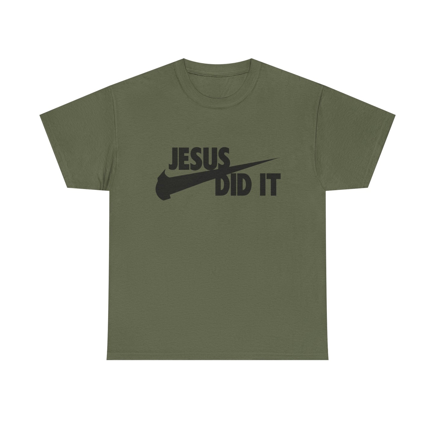 men's Christian t-shirt Jesus did it basketball Unisex Heavy Cotton Tee