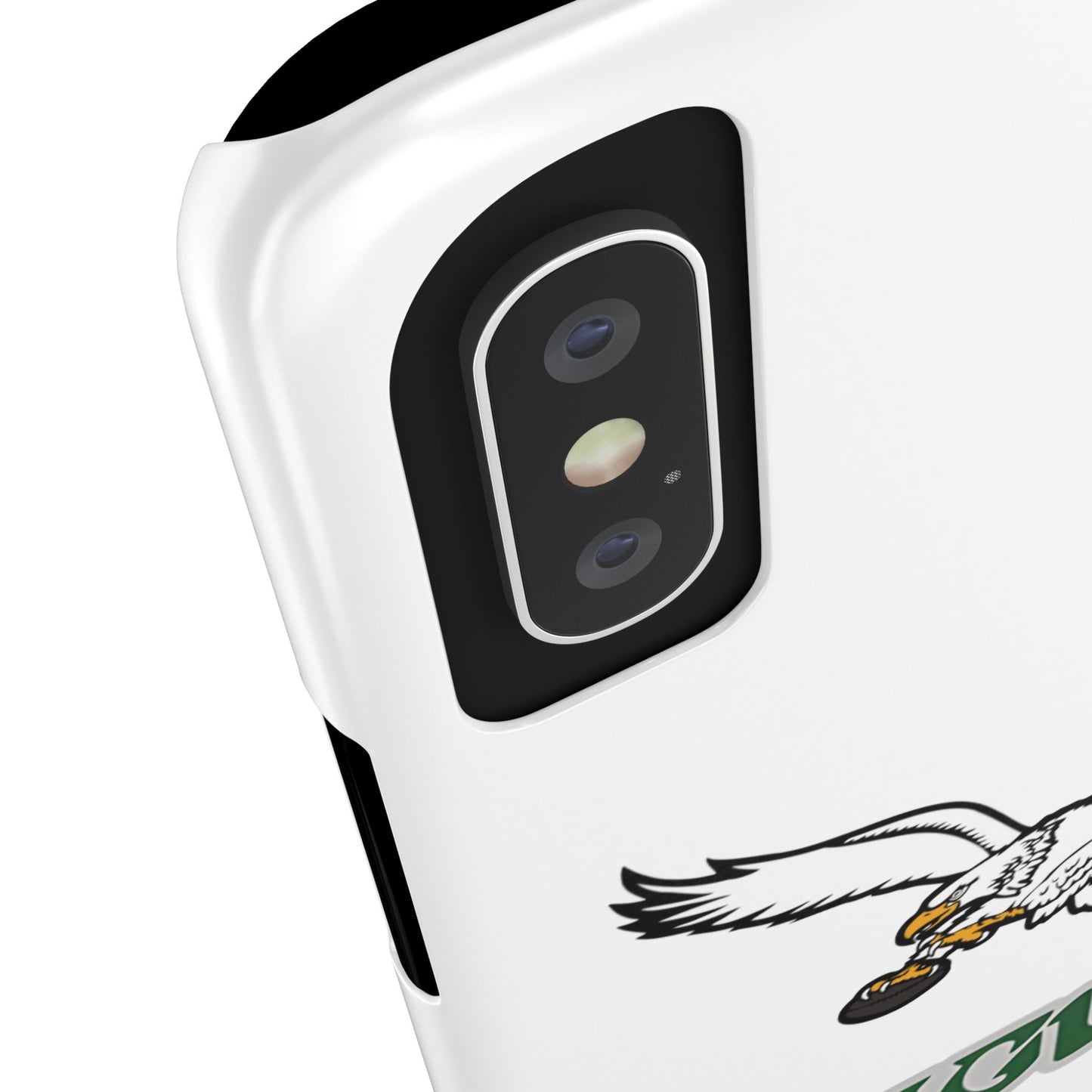 Custom Philadelphia Eagles retro cell phone case Slim Phone Cases in white