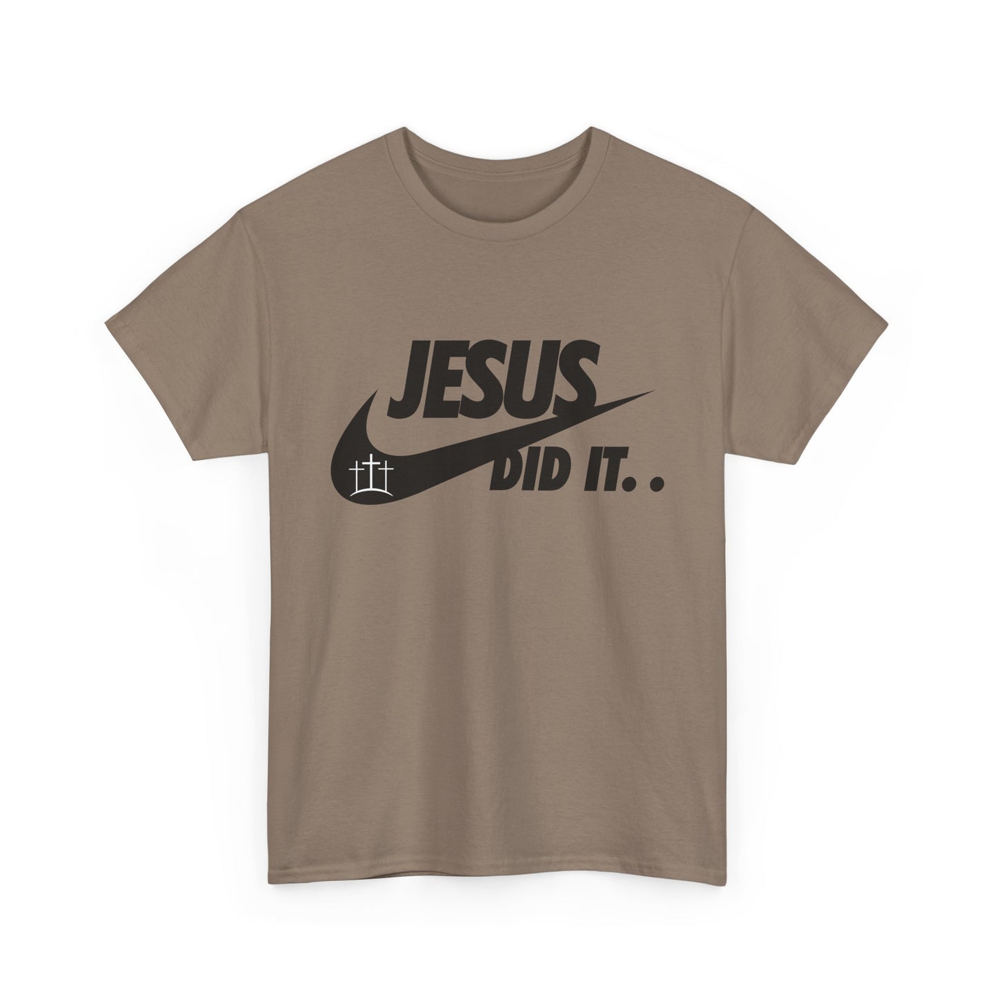 Jesus Did it t-shirt Christian tee Basketball t-shirt Unisex Heavy Cotton Tee
