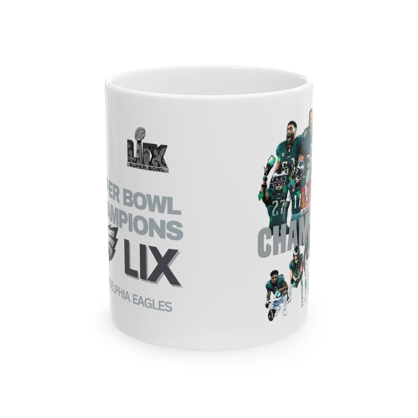 Super Bowl  59 Champion Eagles Ceramic Mug, (11oz, 15oz)