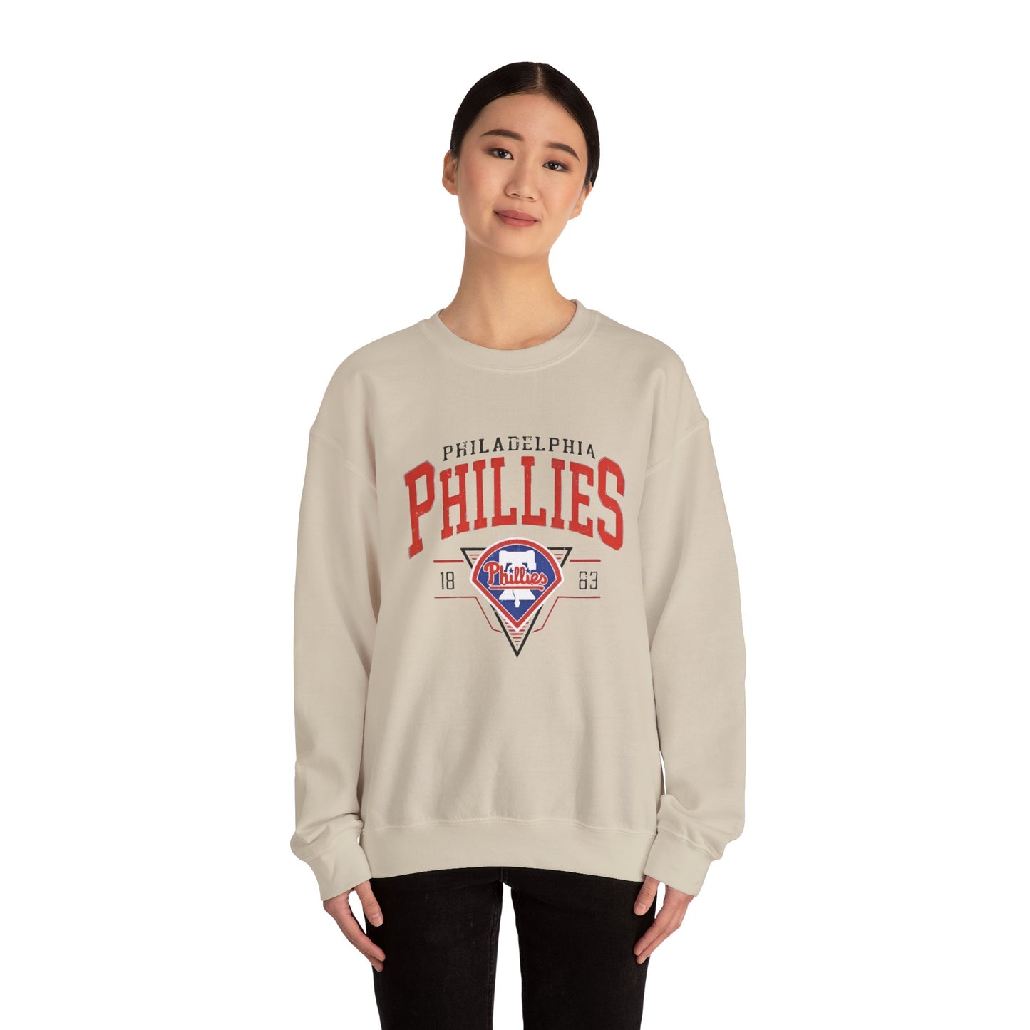 Custom Vintage MLB 90s Philadelphia Phillies sweatshirt