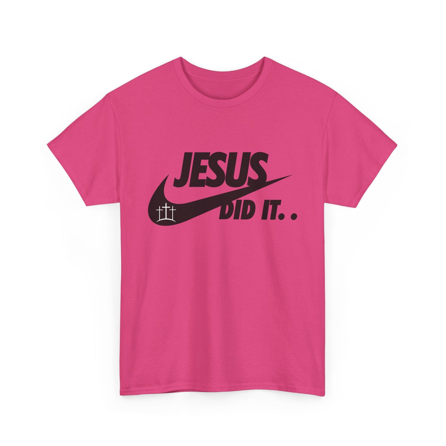 Jesus Did it t-shirt Christian tee Basketball t-shirt Unisex Heavy Cotton Tee