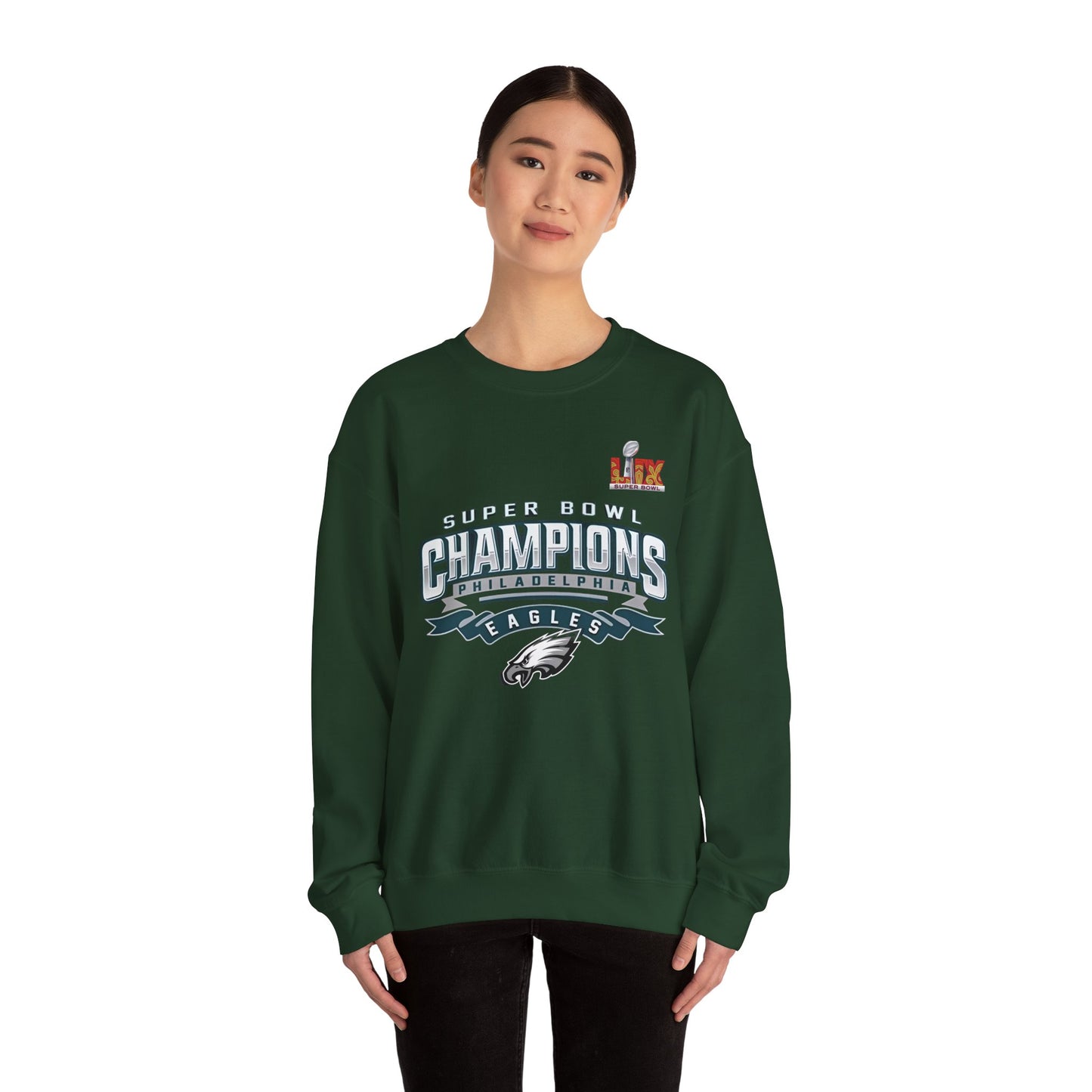 Eagles 2025 Super Bowl LIX 59 Champions Crewneck Sweatshirt