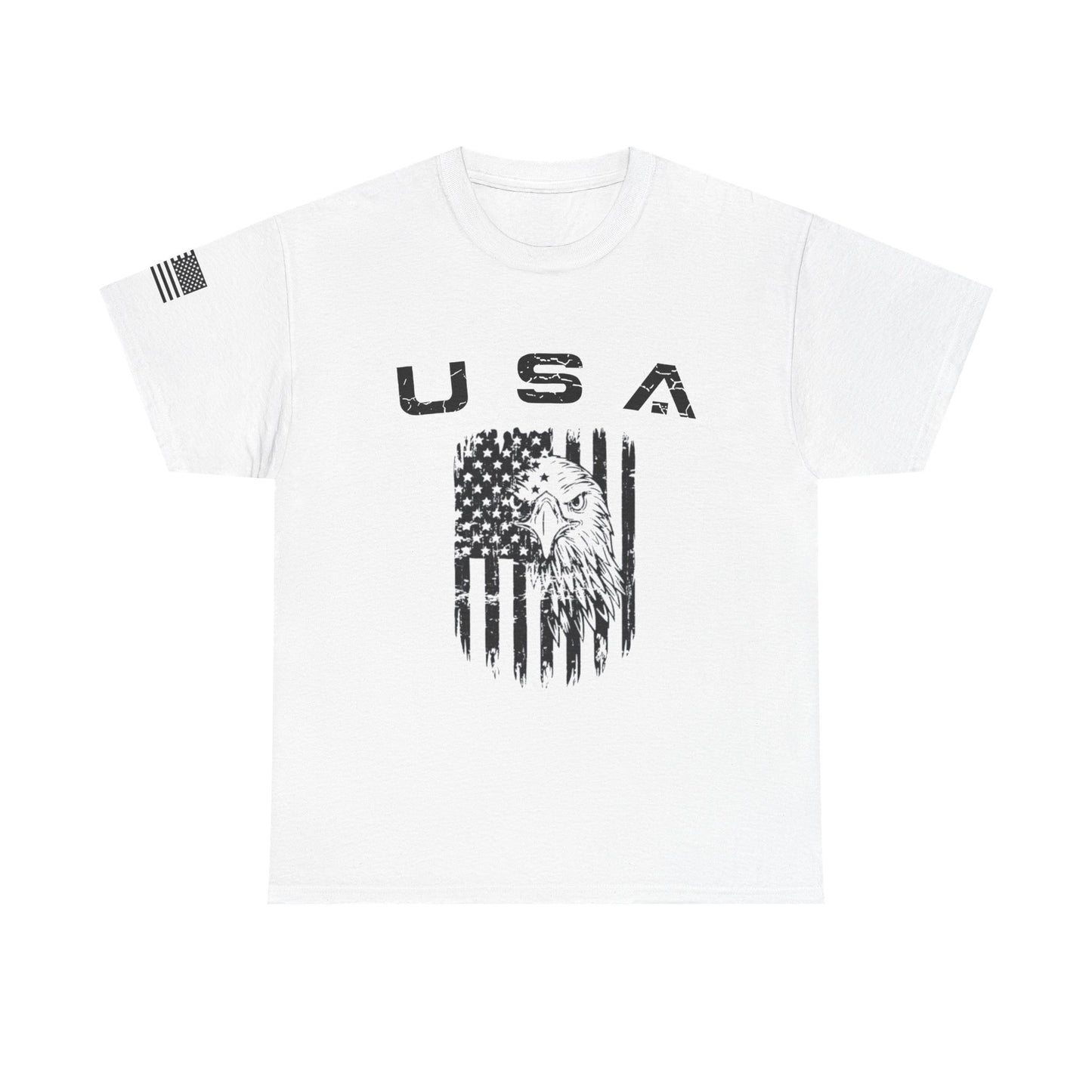 American Patriotic T-Shirt, USA Flag Tee, Fourth of July Gift, Veterans Day