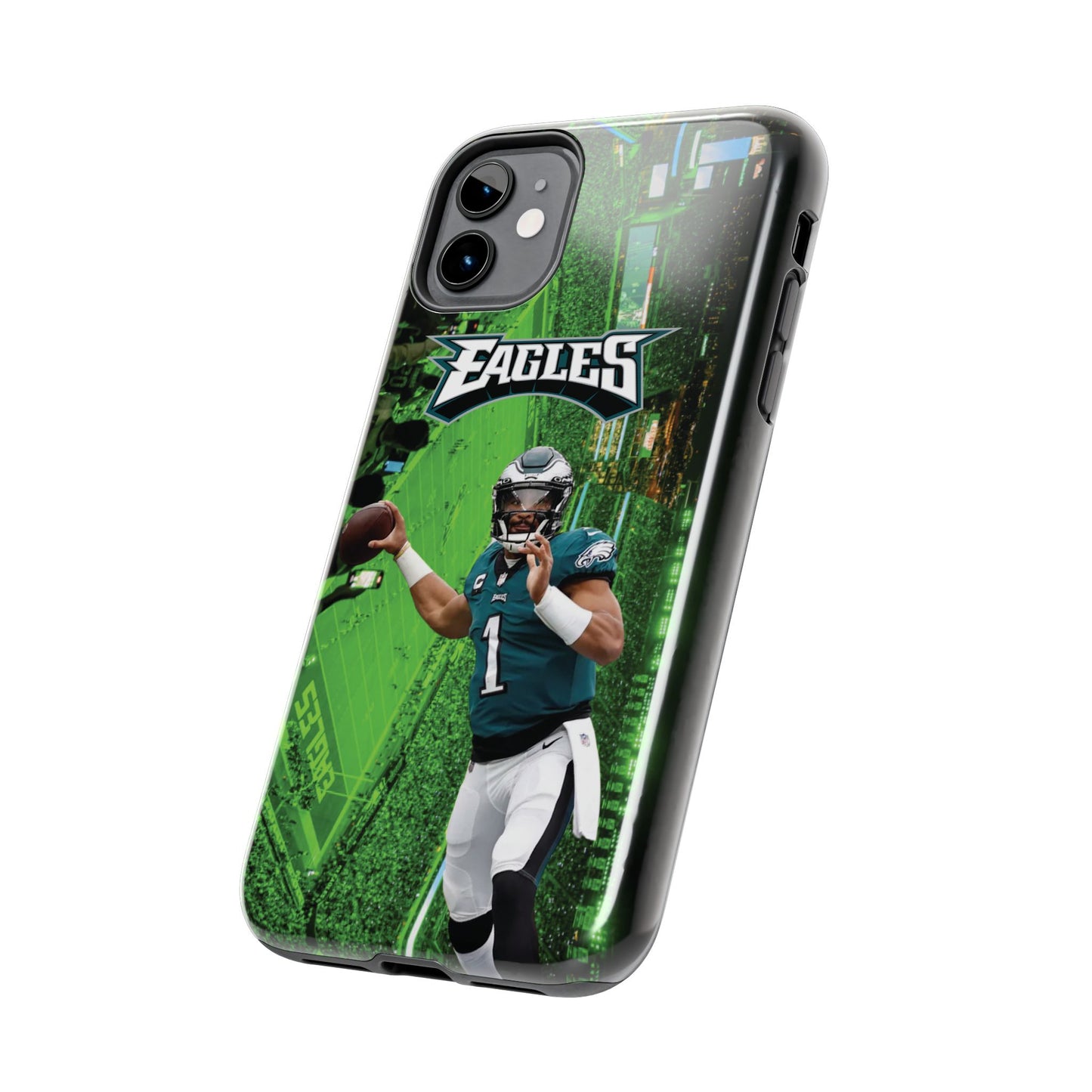 Jale n Hur ts Philadelp  hia E  agles iPhone and Samsung cell phone case