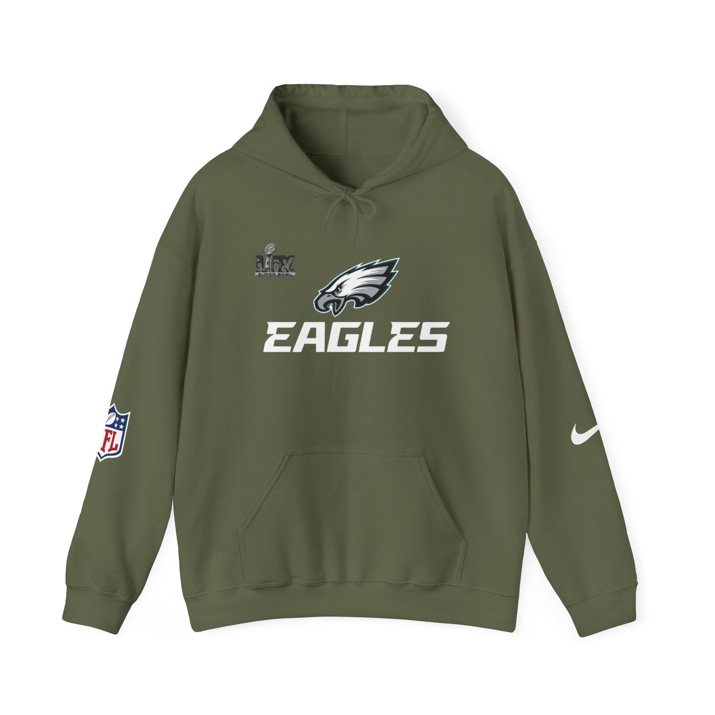 Super Bowl 59 Eagles Hooded Sweatshirt hoody  S - 5XL
