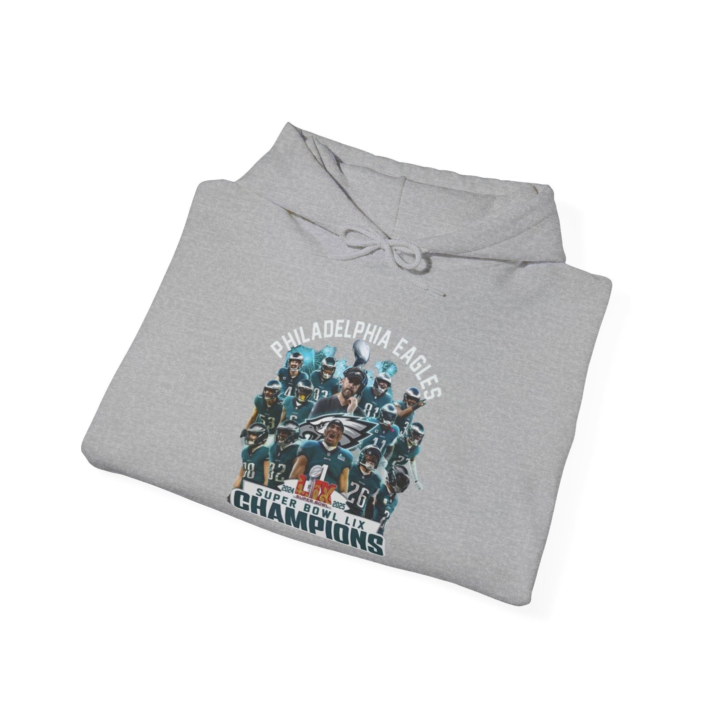 Philadelphia Super Bowl LIX Champions Hooded Sweatshirt Gift For Fans