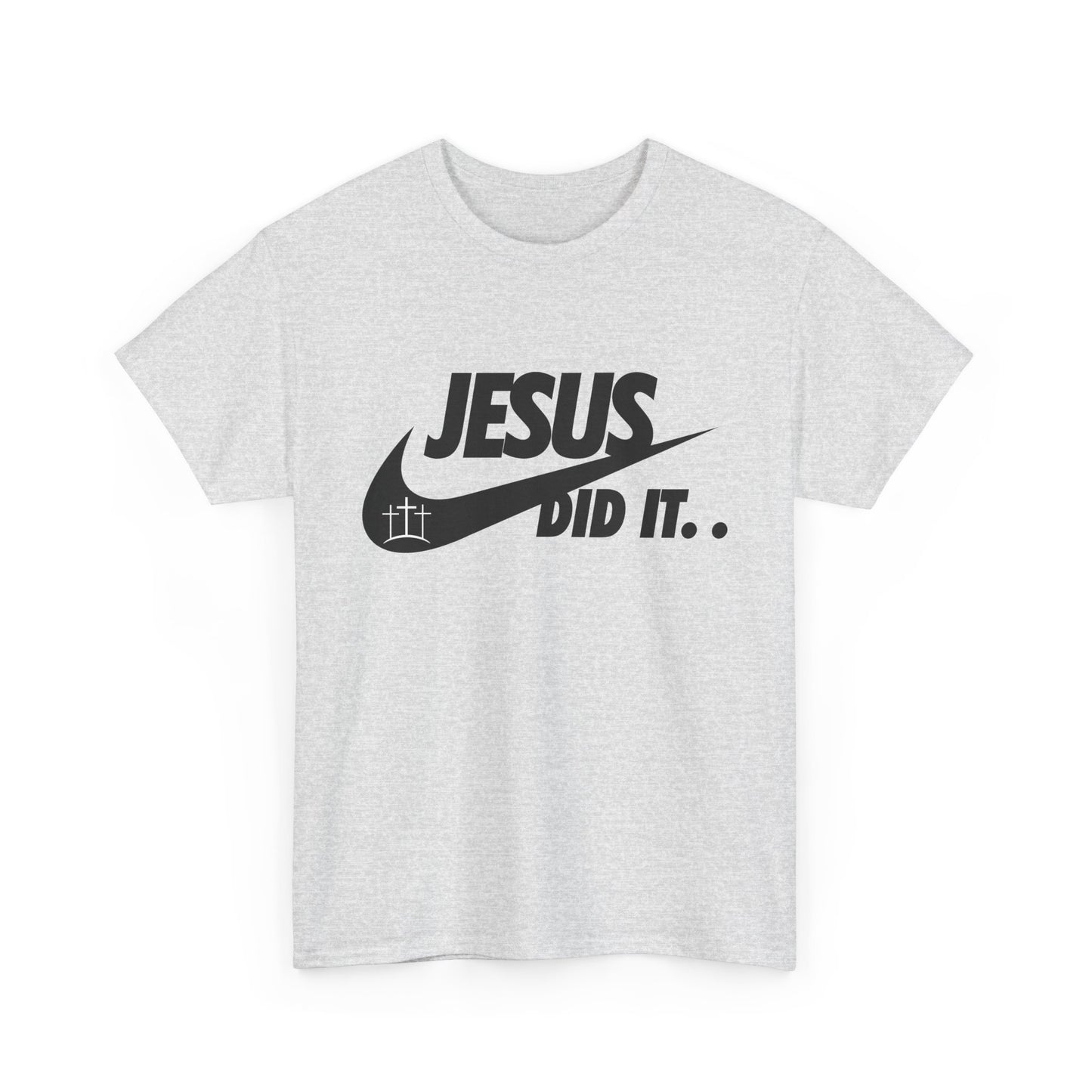 Jesus Did it t-shirt Christian tee Basketball t-shirt Unisex Heavy Cotton Tee