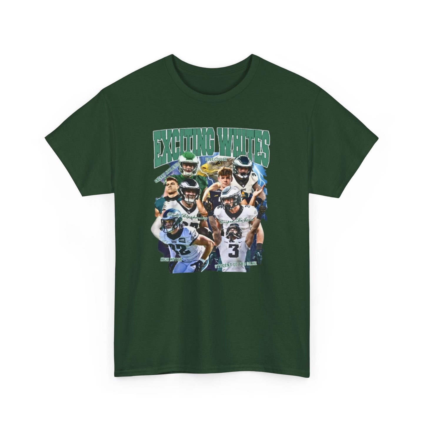 Cooper Dejean exciting whites shirt