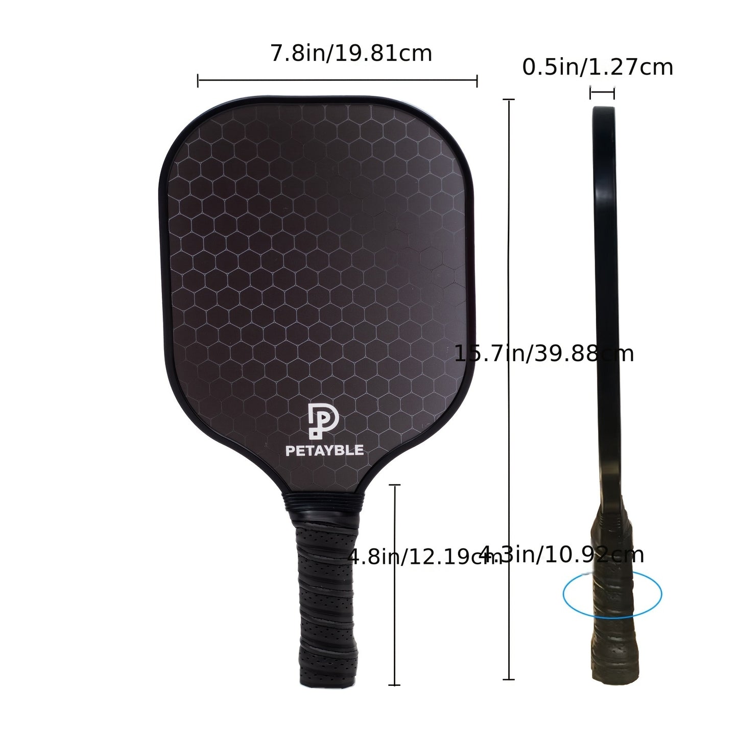 Premium Pickleball Paddle Set - Fiberglass Surface, Portable Kit with 2 Rackets, 4 Balls & Carry Bag for Indoor/Outdoor Play - Available in Purple, Red, Black