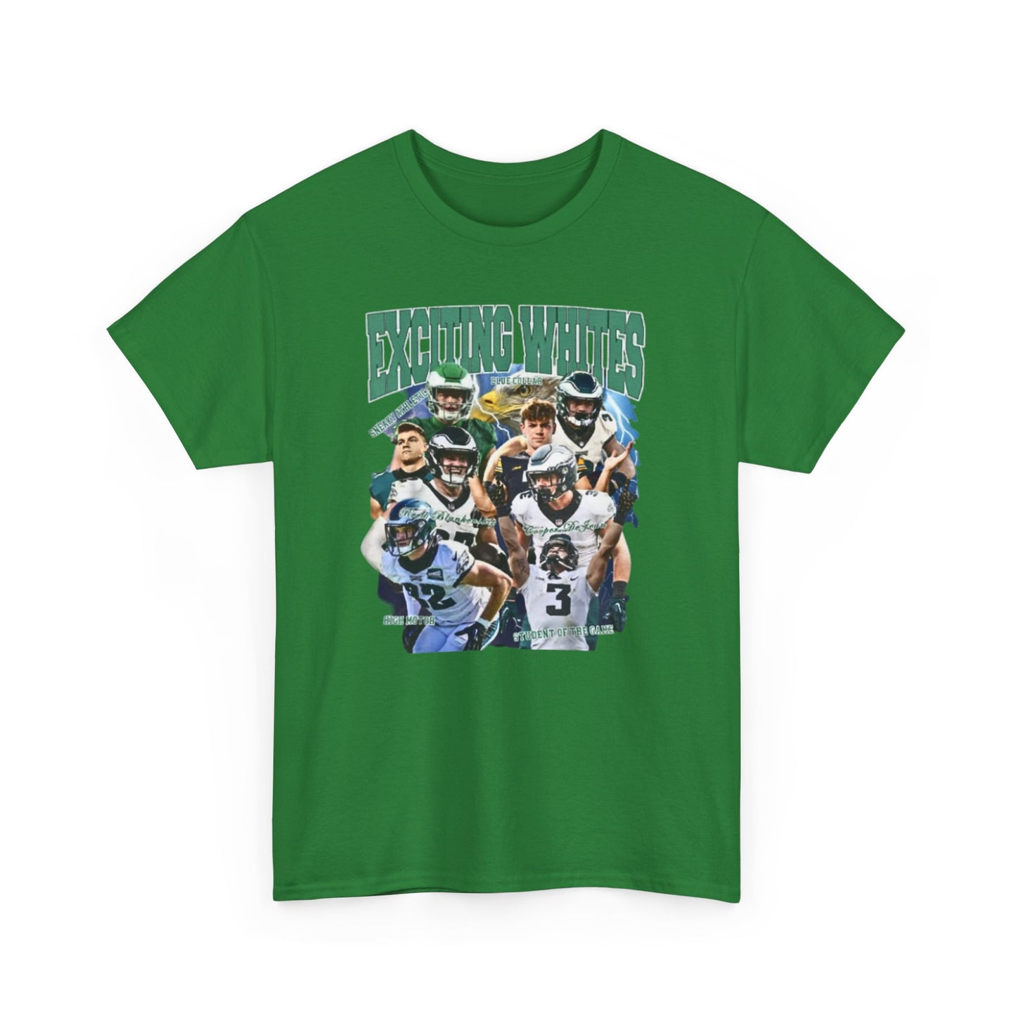 Cooper Dejean exciting whites shirt