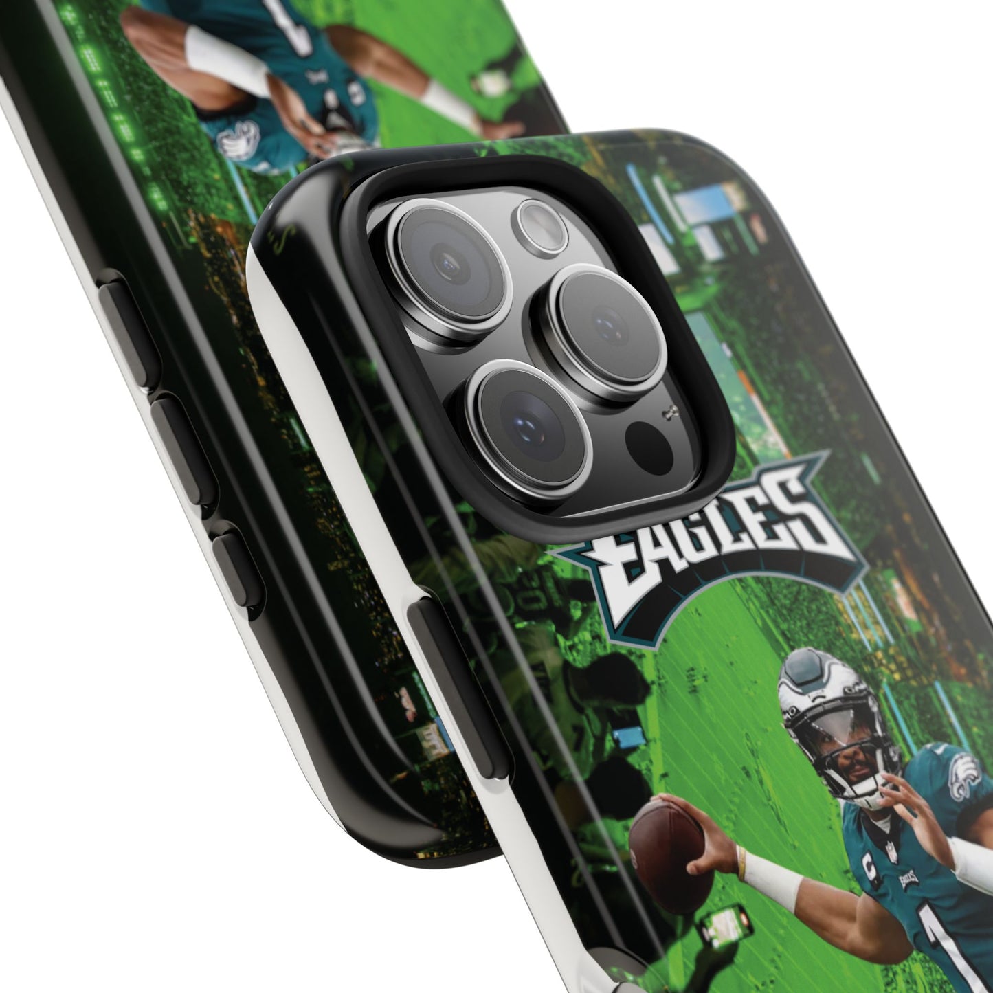 Jalen Hurts Philadelphia Eagles iPhone and Samsung cell phone case