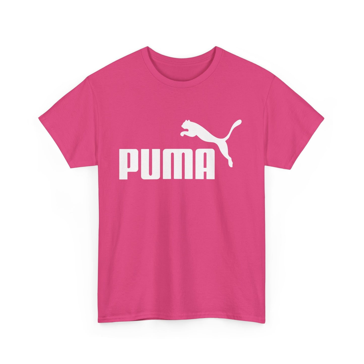 Men's PUMA Tee Unisex T-Shirt, Big cougar Shirt sizes S-5XL, why pay more???