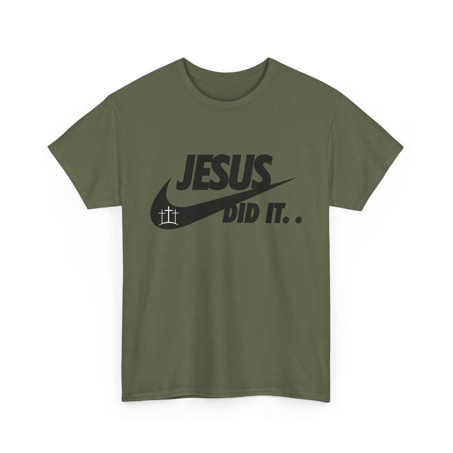 Jesus Did it t-shirt Christian tee Basketball t-shirt Unisex Heavy Cotton Tee