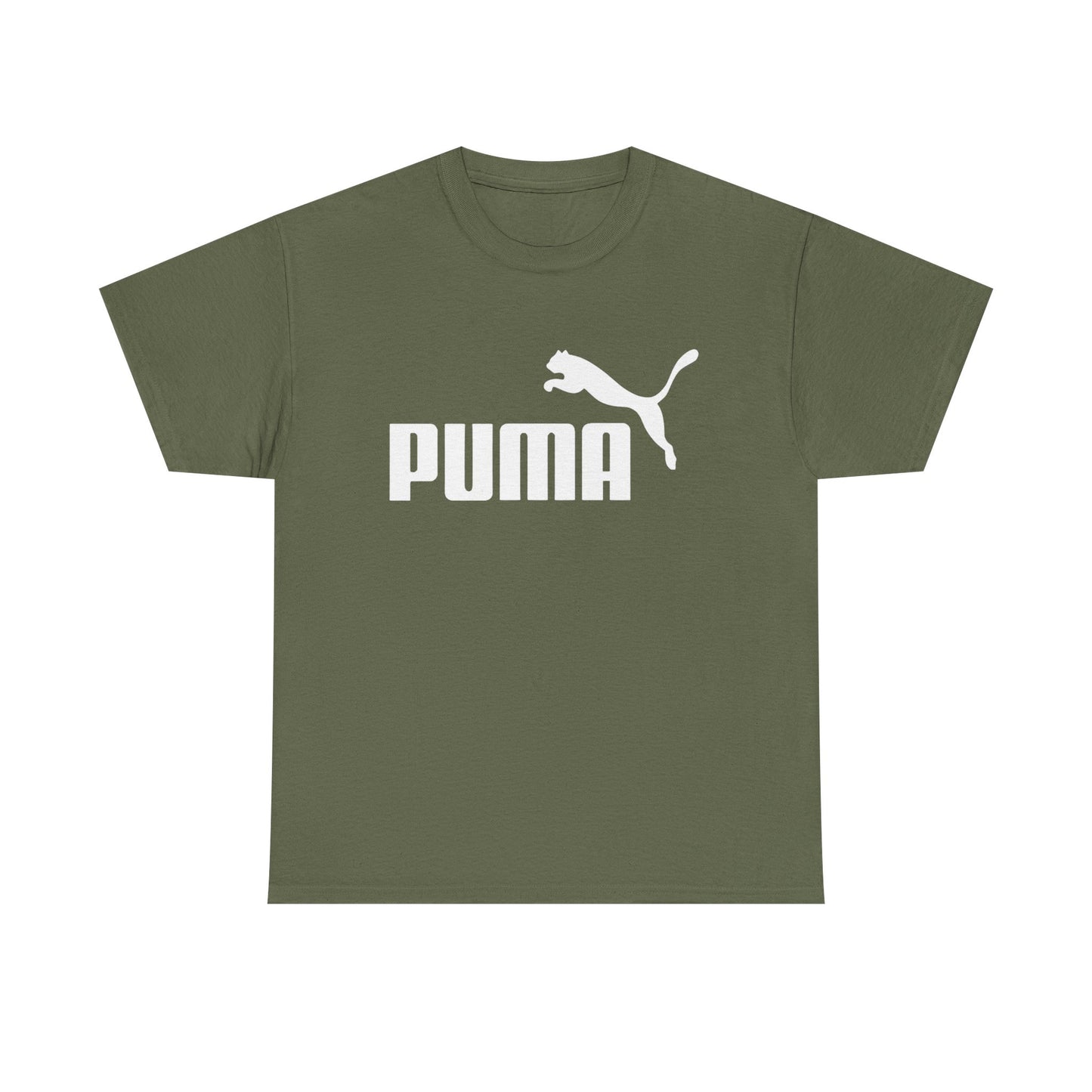 Men's PUMA Tee Unisex T-Shirt, Big cougar Shirt sizes S-5XL, why pay more???