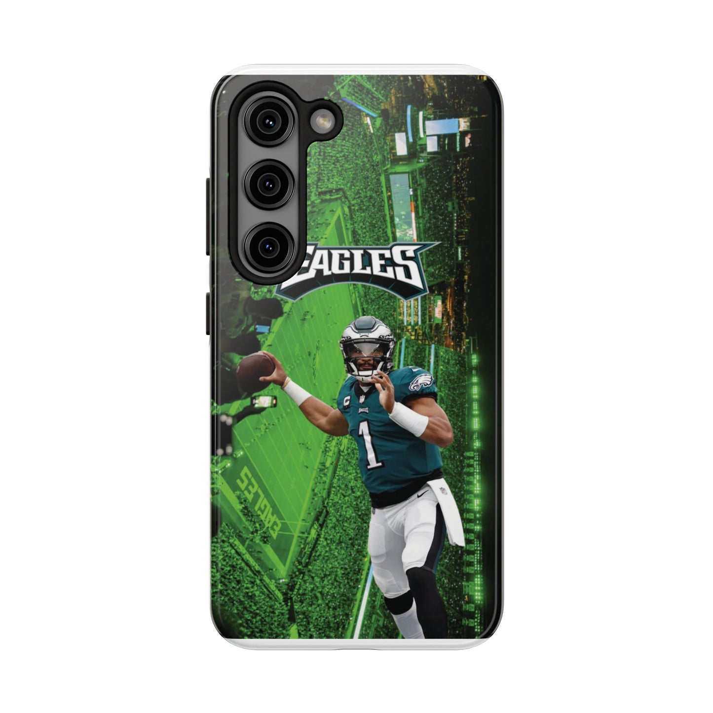 Jale n Hur ts Philadelp  hia E  agles iPhone and Samsung cell phone case