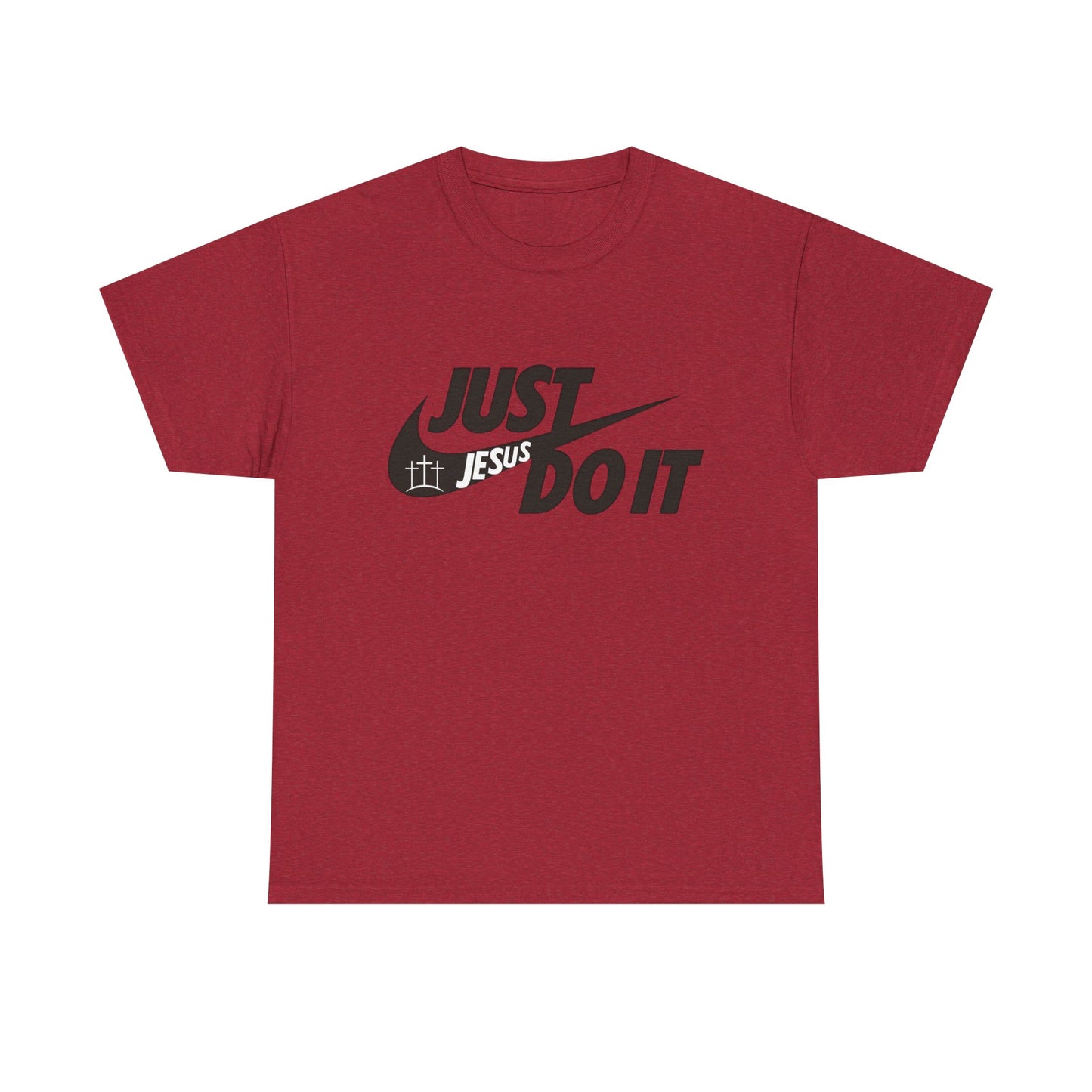 Jesus just do it t-shirt Christian tee basketball t-shirt Unisex Heavy Cotton