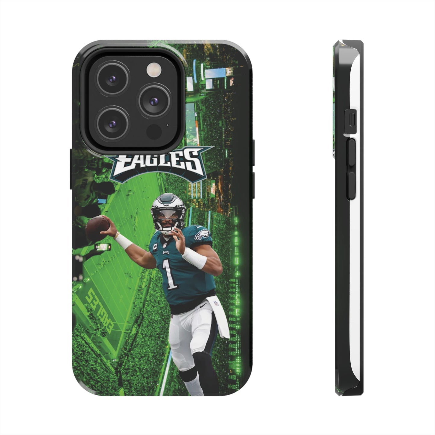 Jale n Hur ts Philadelp  hia E  agles iPhone and Samsung cell phone case