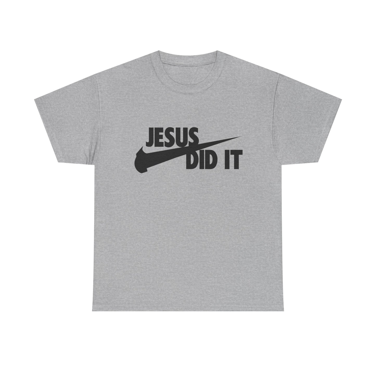 men's Christian t-shirt Jesus did it basketball Unisex Heavy Cotton Tee