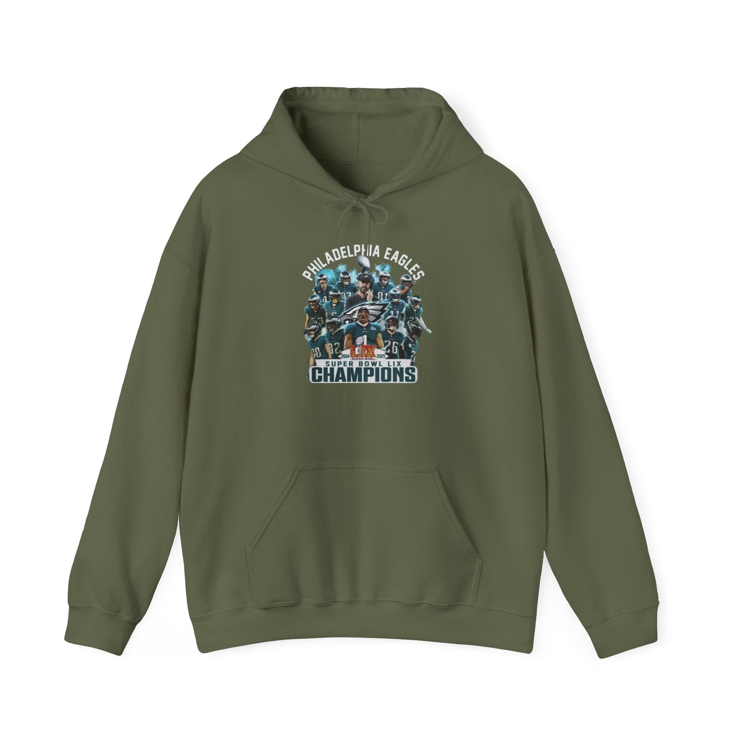 Philadelphia Super Bowl LIX Champions Hooded Sweatshirt Gift For Fans