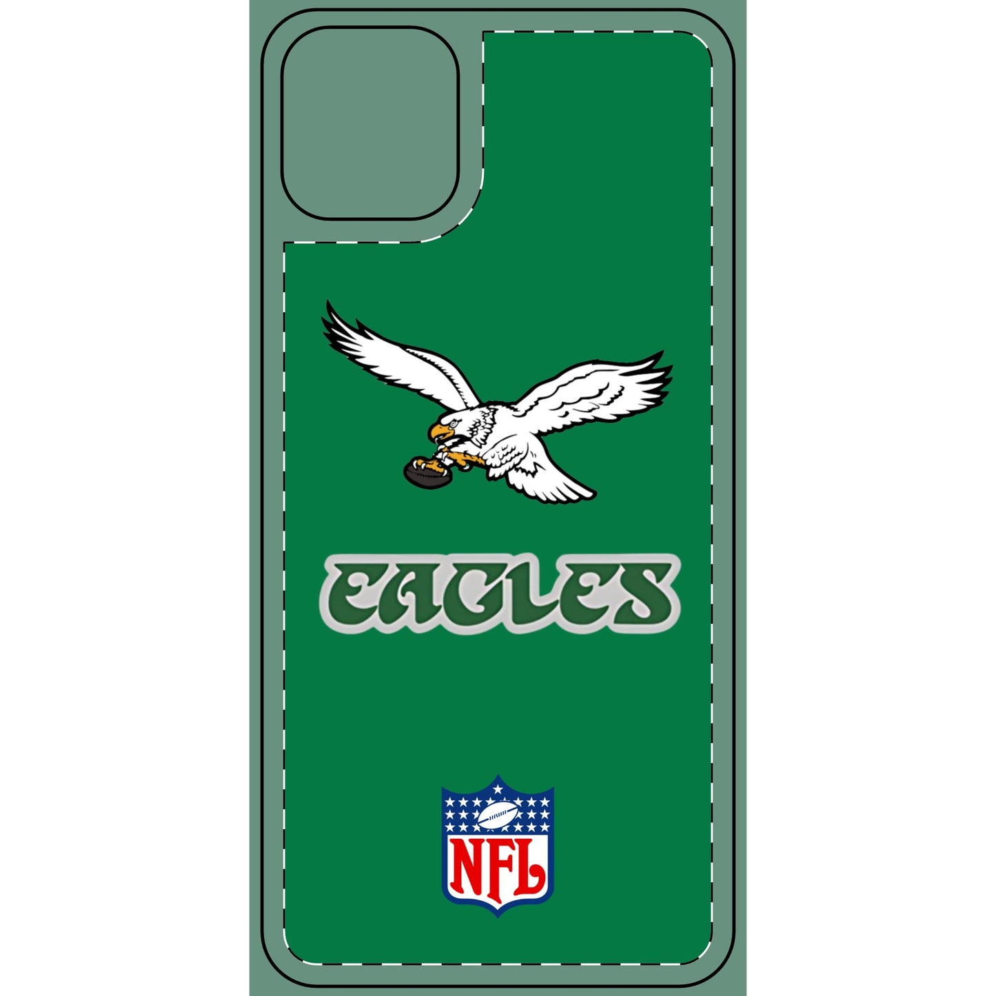 Custom Retro Philadelphia Eagles iPhone Skin