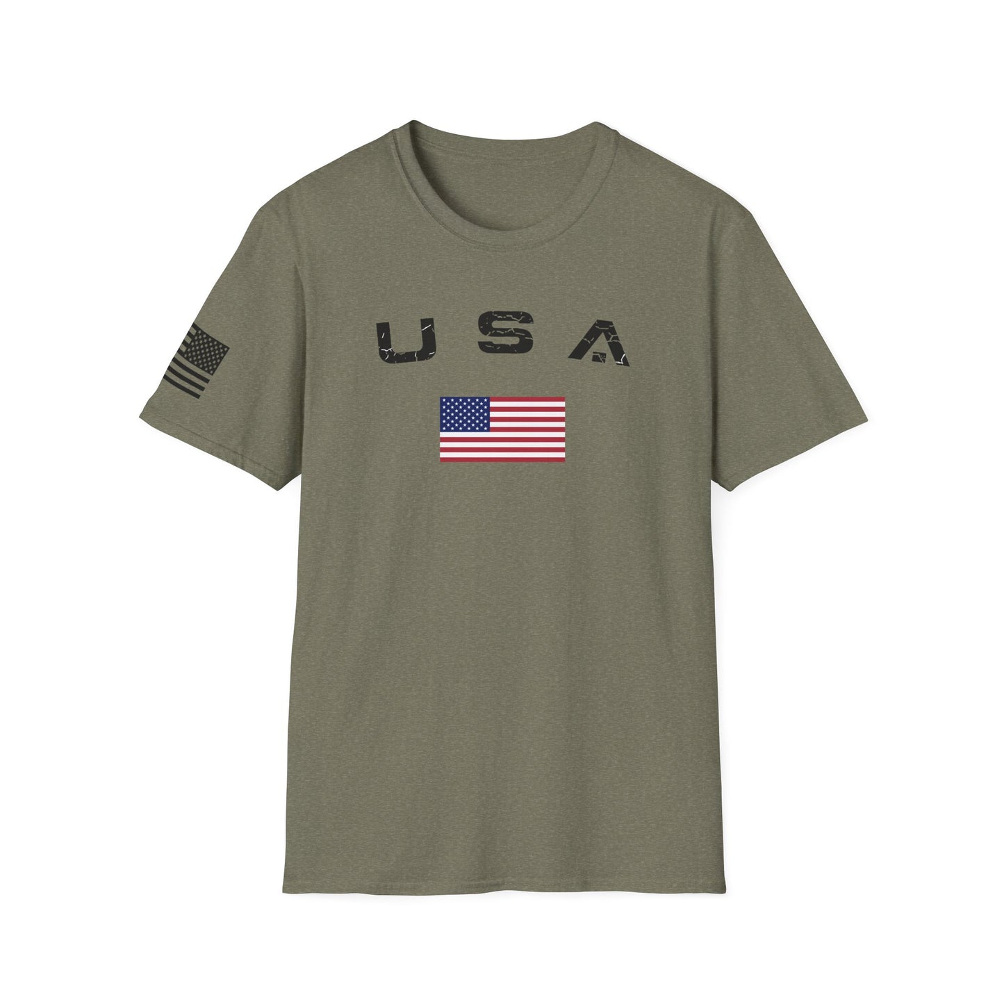 American Patriotic T-Shirt, USA Flag Tee, Fourth of July Gift, Veterans Day
