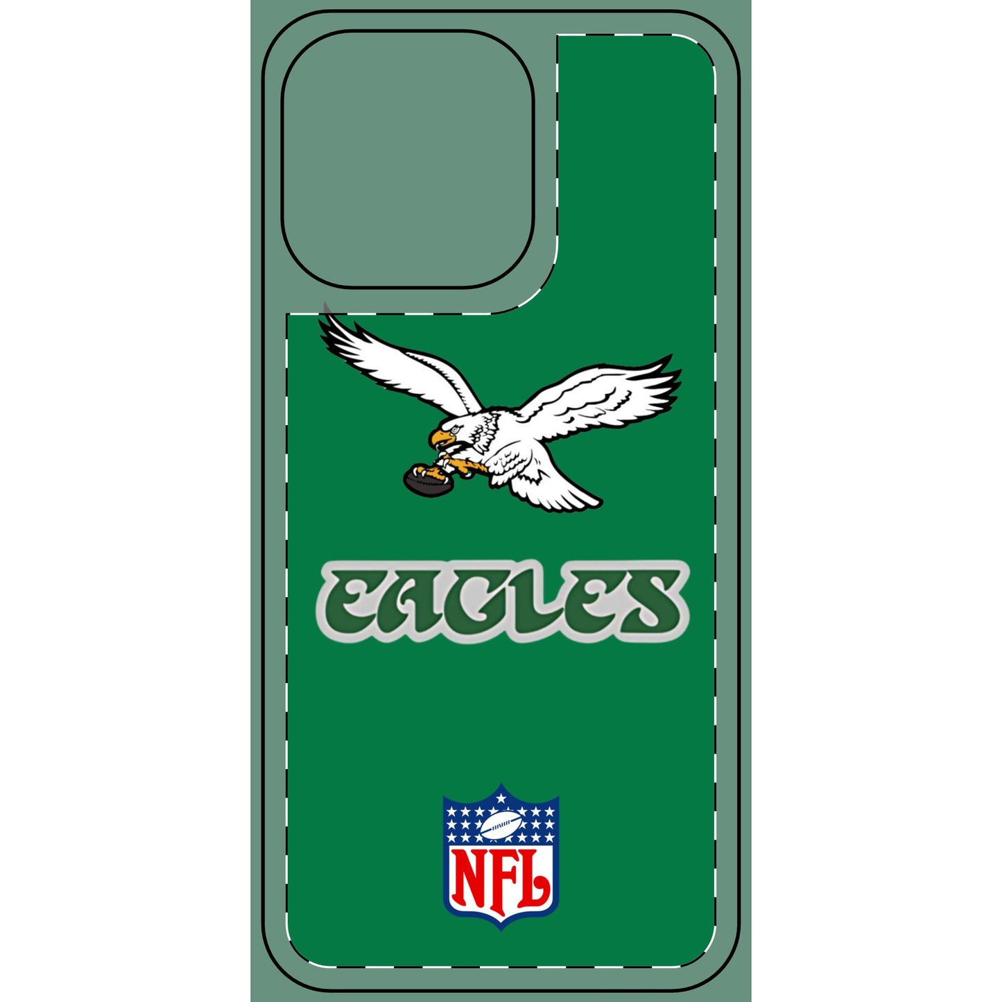 Custom Retro Philadelphia Eagles iPhone Skin