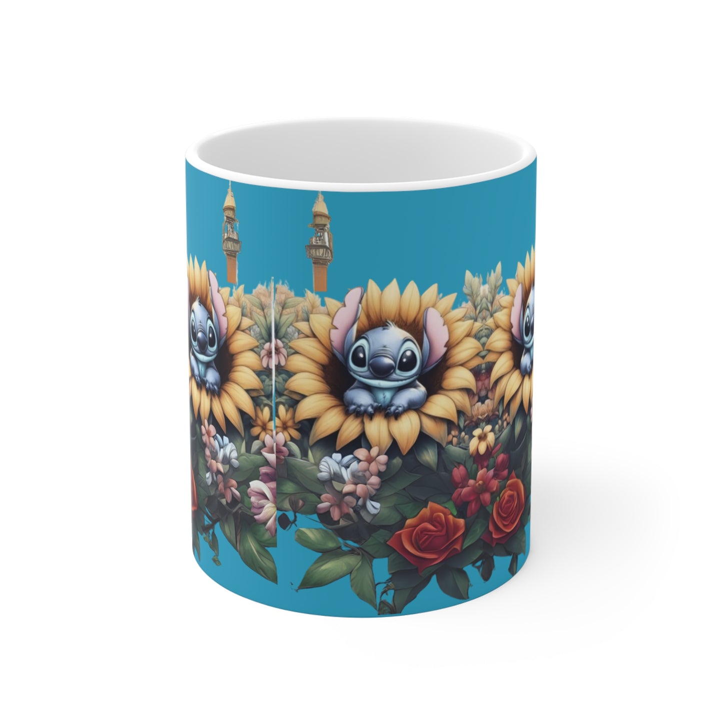 stitch flower Mug 11oz
