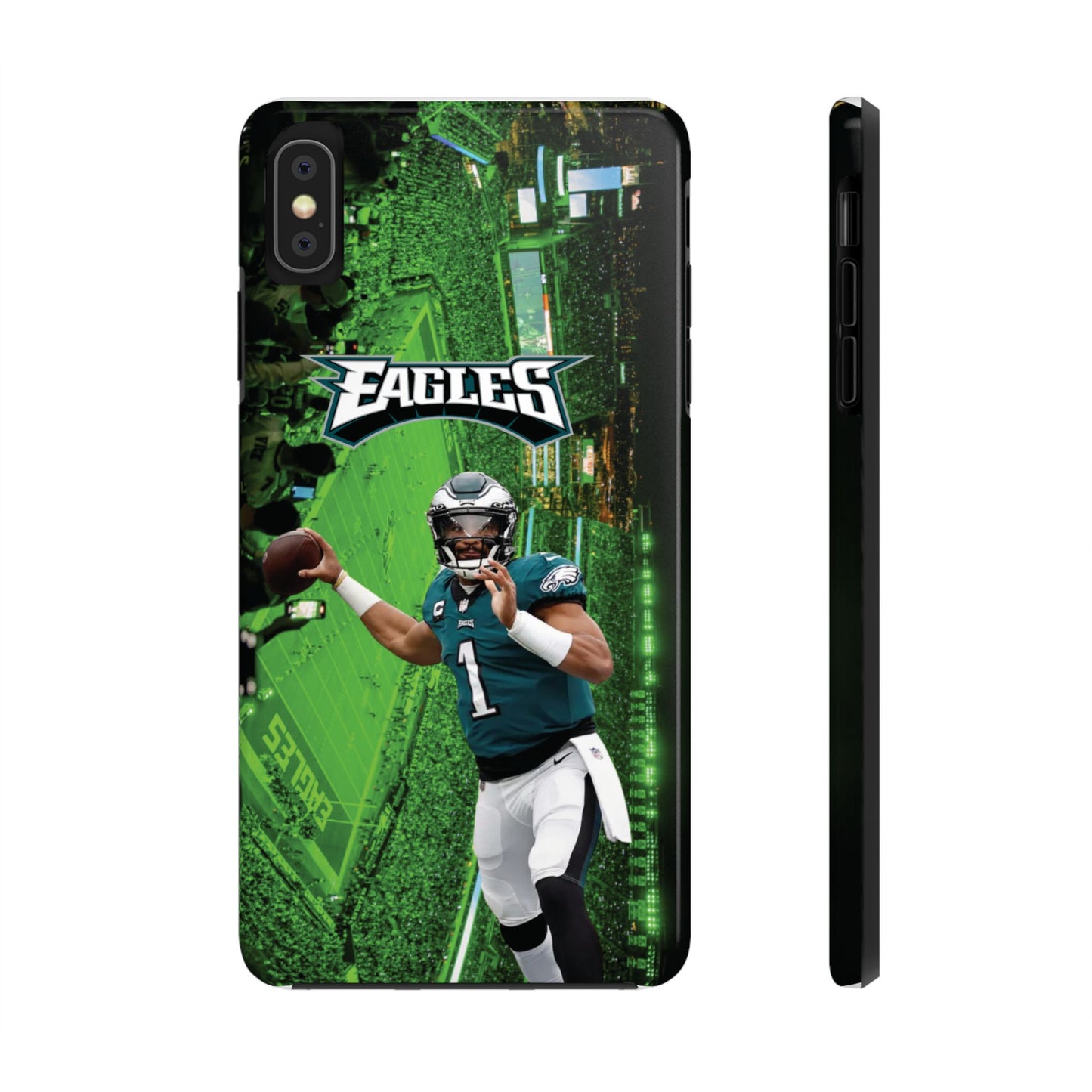 Jale n Hur ts Philadelp  hia E  agles iPhone and Samsung cell phone case