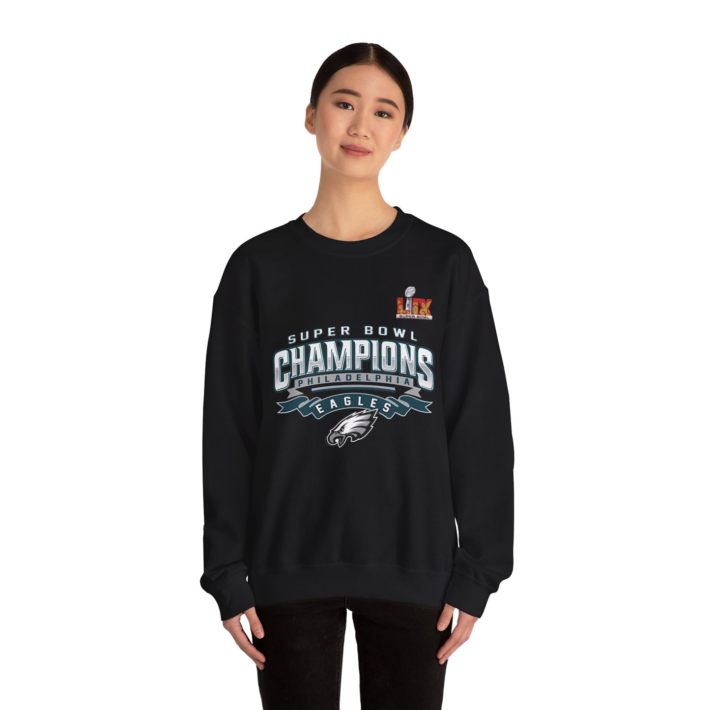 Eagles 2025 Super Bowl LIX 59 Champions Crewneck Sweatshirt