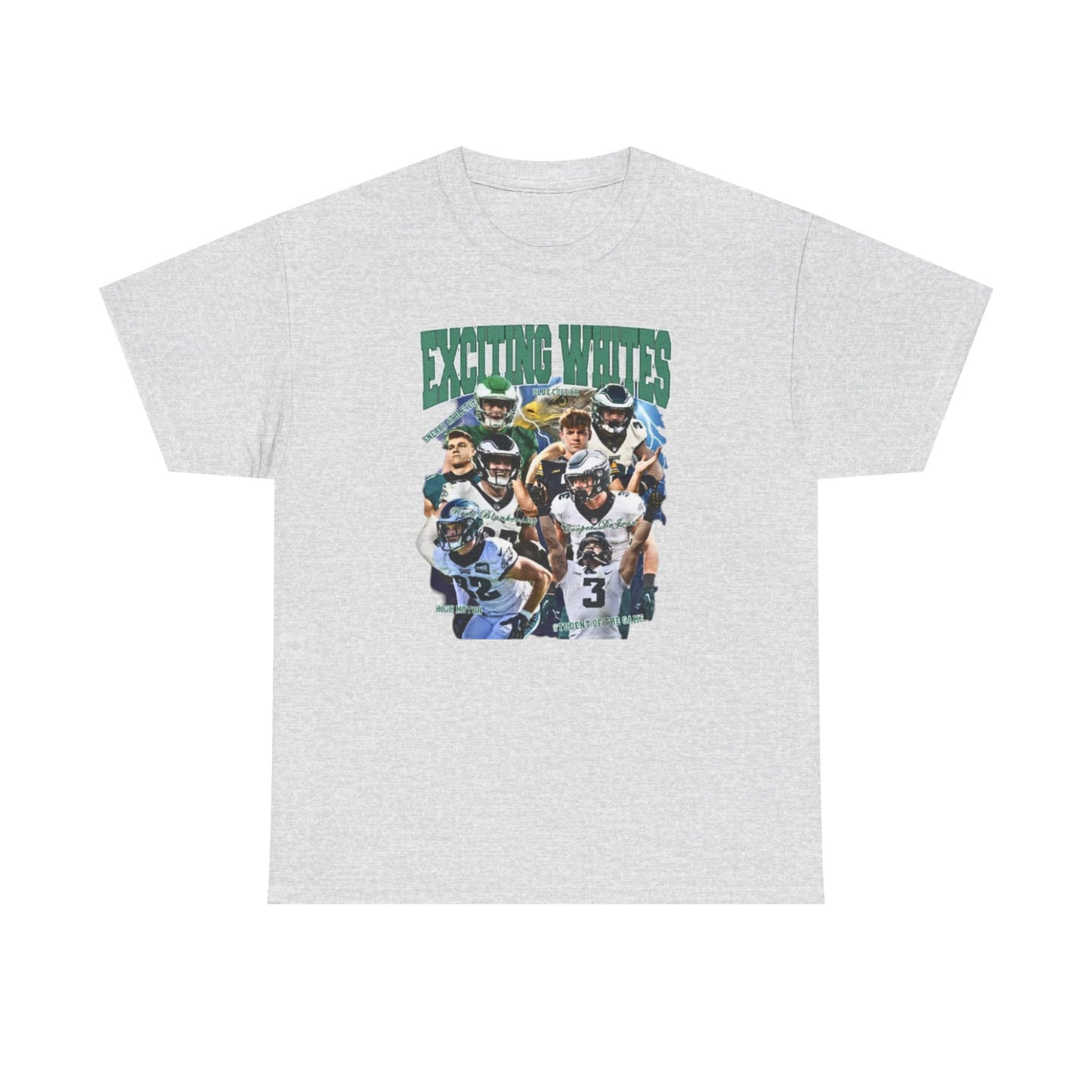 Cooper Dejean exciting whites shirt