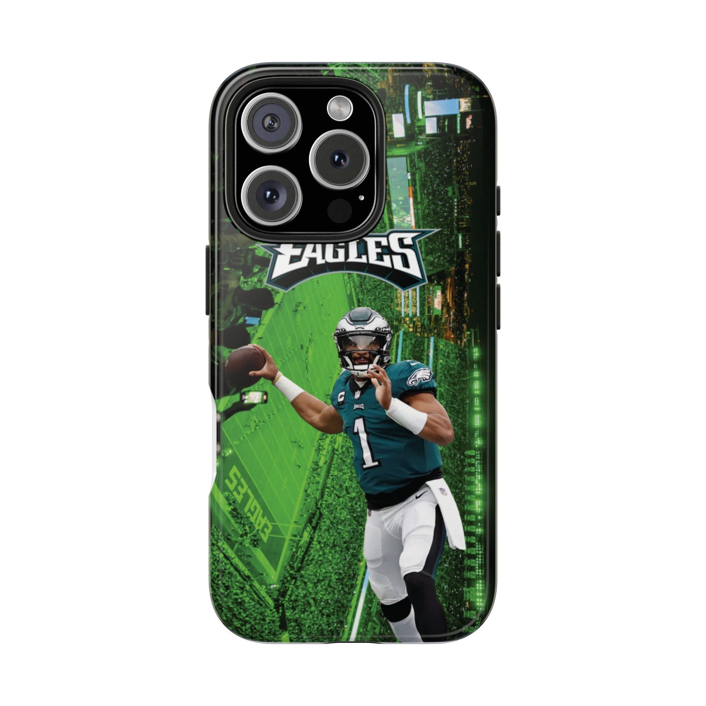 Jale n Hur ts Philadelp  hia E  agles iPhone and Samsung cell phone case