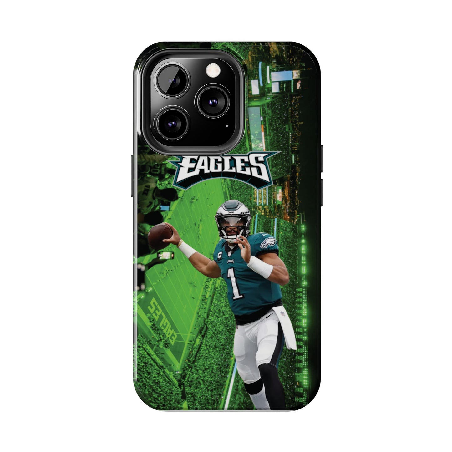 Jale n Hur ts Philadelp  hia E  agles iPhone and Samsung cell phone case