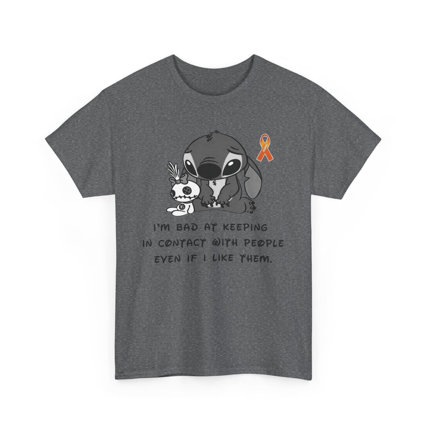 STITCH ADHD AWARENESS Unisex Heavy Cotton Tee