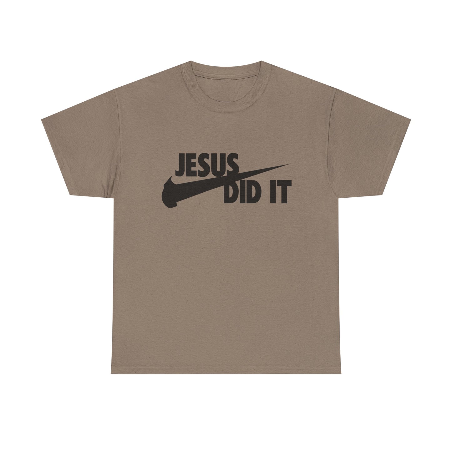 men's Christian t-shirt Jesus did it basketball Unisex Heavy Cotton Tee