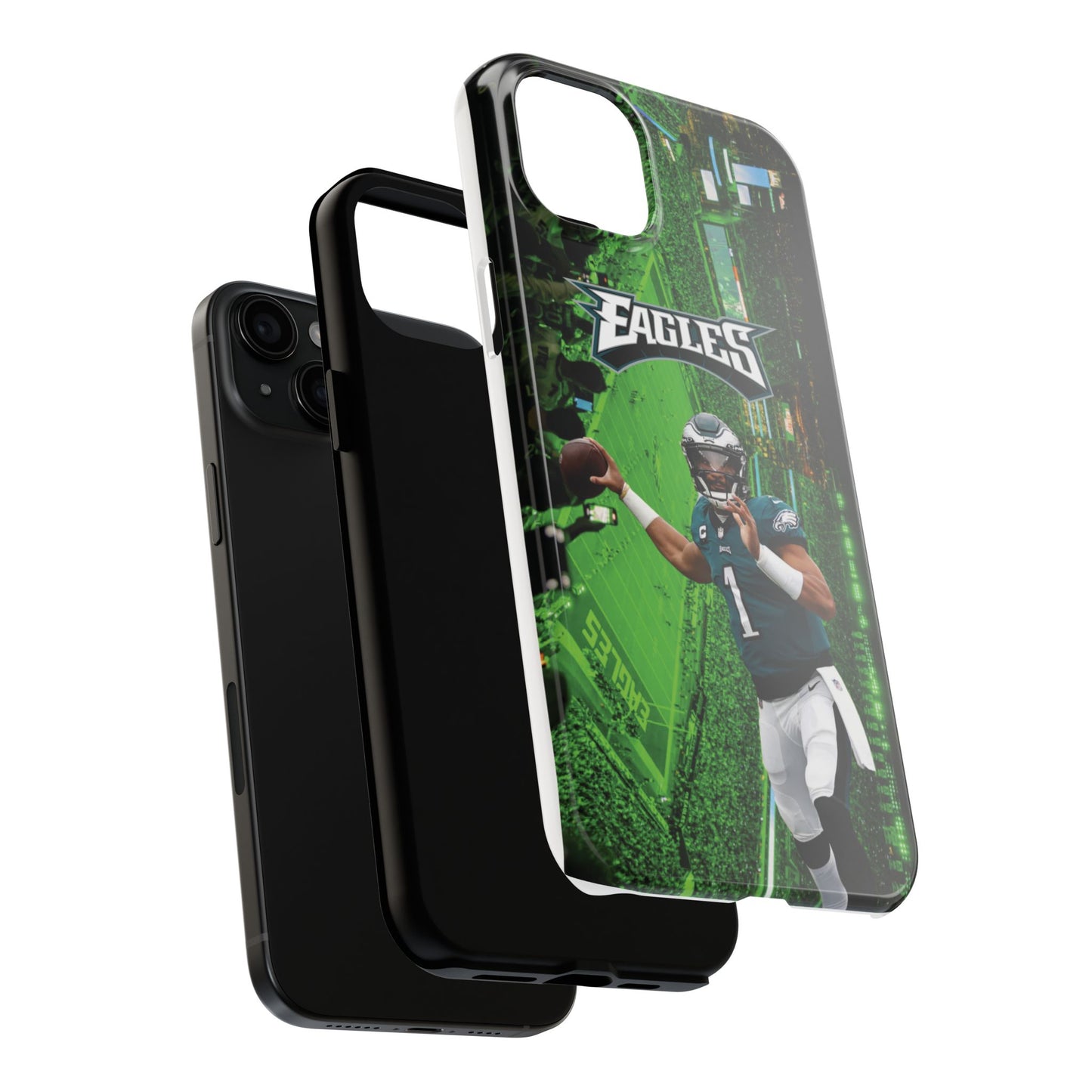 Jale n Hur ts Philadelp  hia E  agles iPhone and Samsung cell phone case