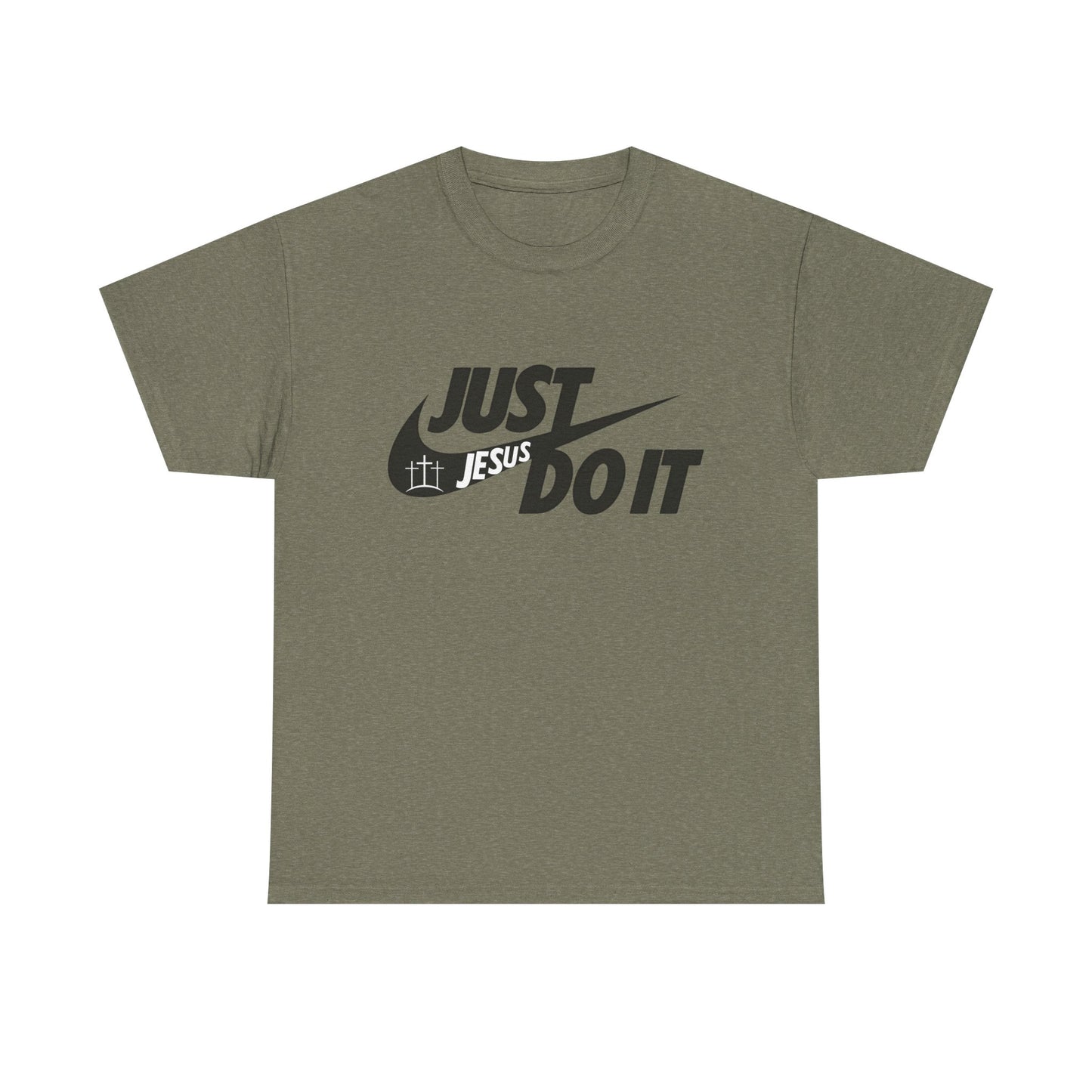 Jesus just do it t-shirt Christian tee basketball t-shirt Unisex Heavy Cotton