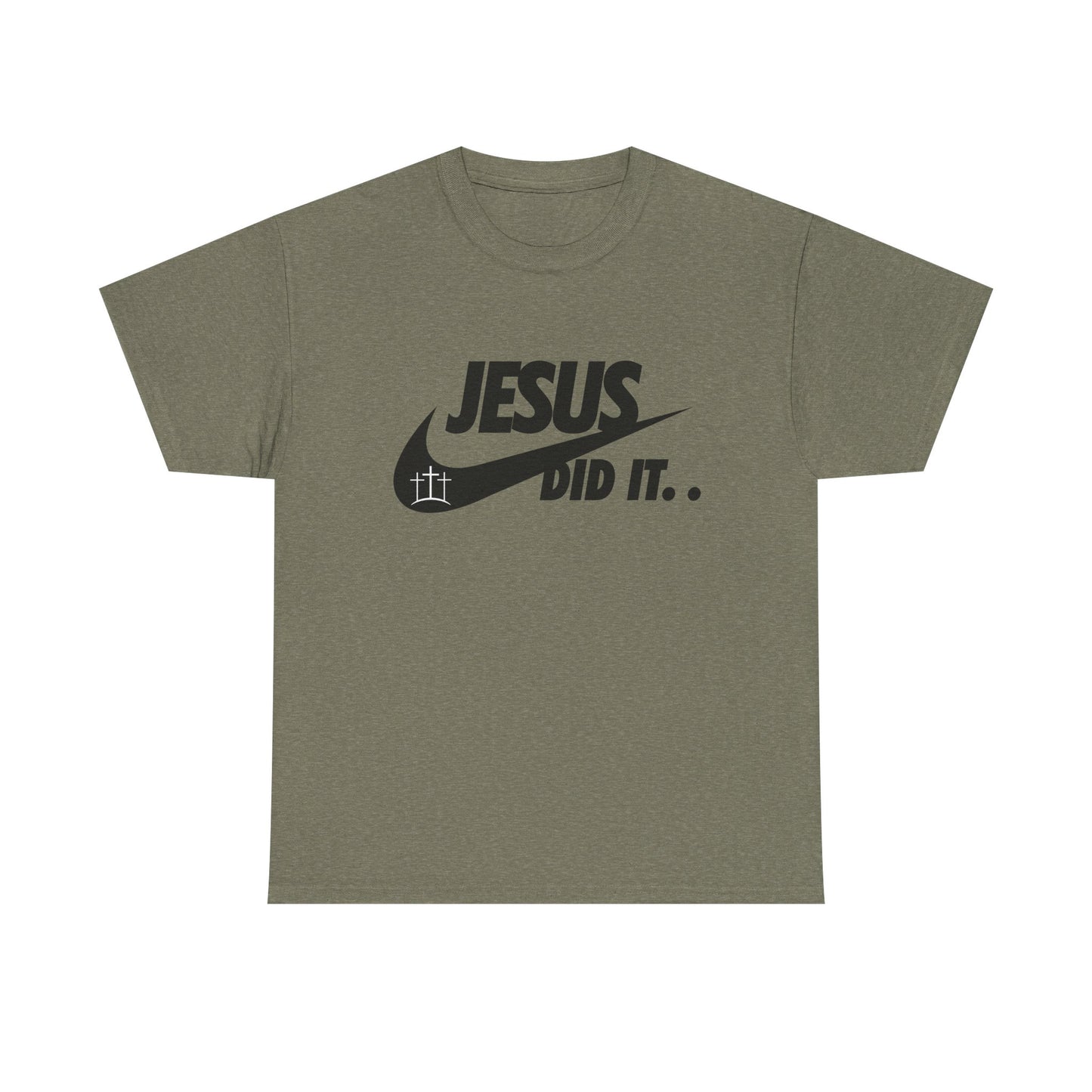 Jesus Did it t-shirt Christian tee Basketball t-shirt Unisex Heavy Cotton Tee